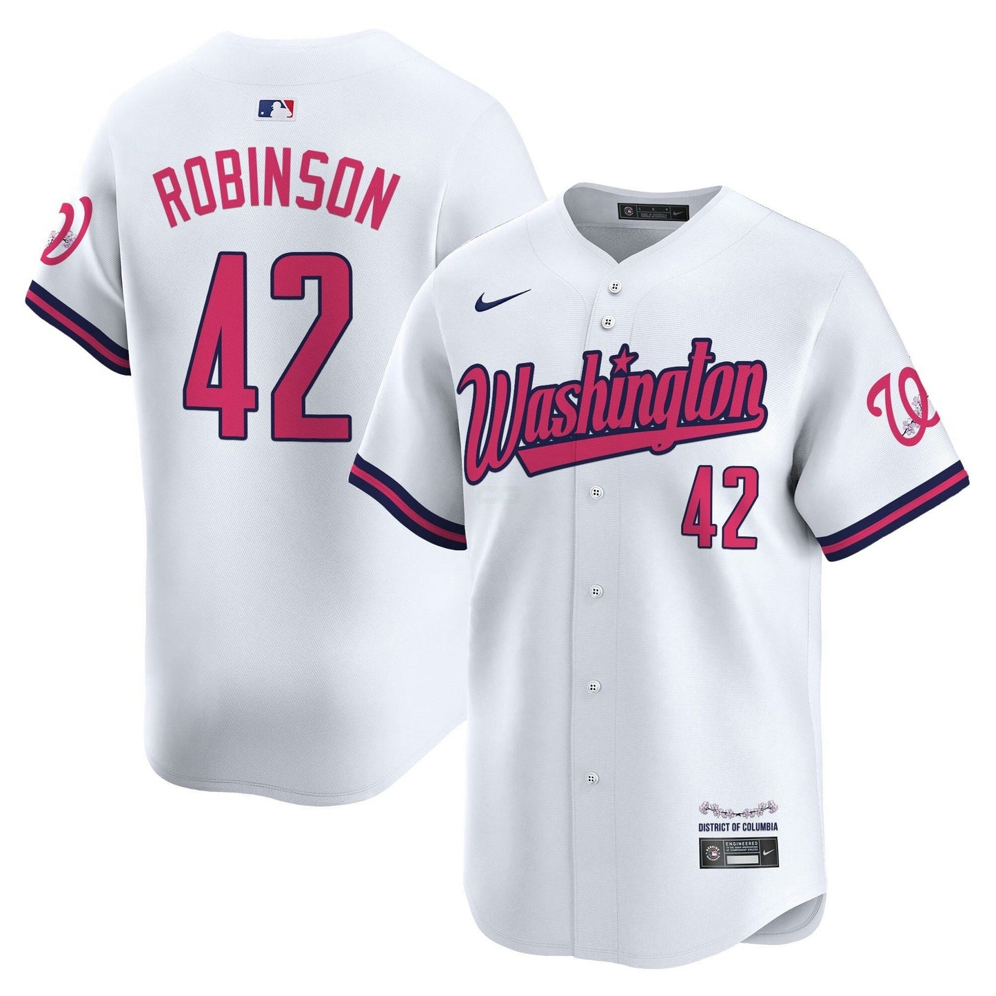 Camisa MLB Men’s Washington Cherry Blossom Style Vapor Limited Jersey