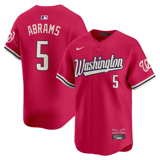 Camisa MLB Men’s Washington Cherry Blossom Style Vapor Limited Jersey