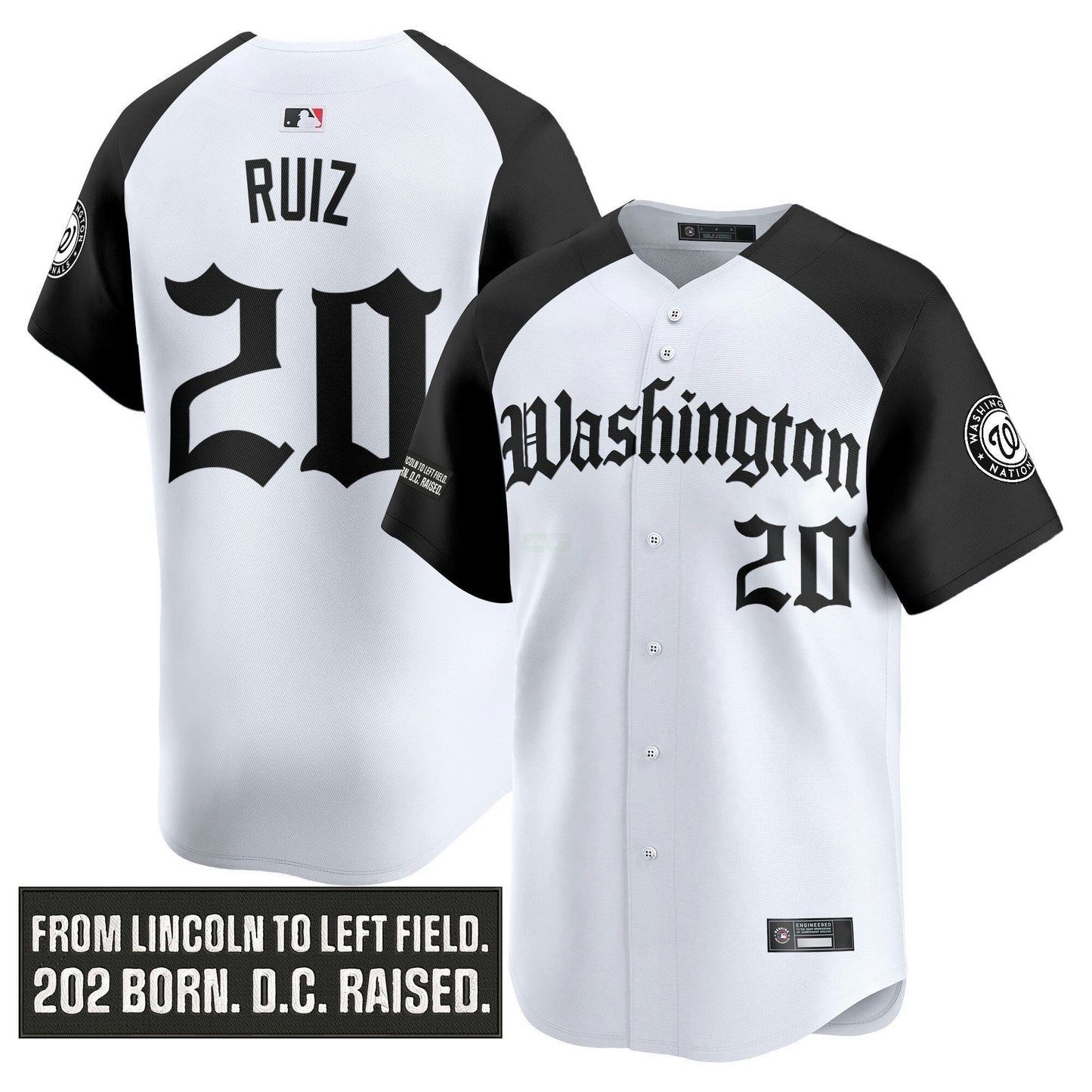 Camisa MLB Men’s Washington ‘Gothic Capitol Edition’ Vapor Premier Limited Jersey