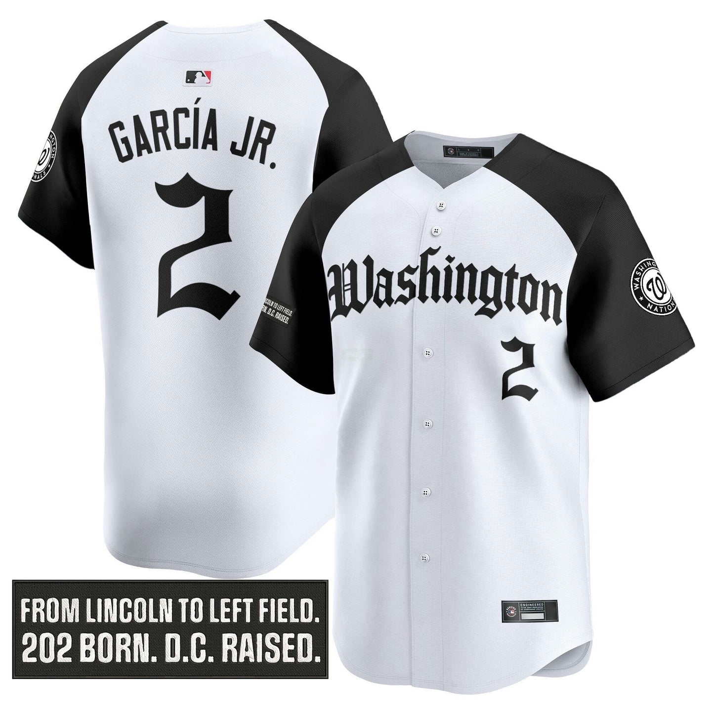 Camisa MLB Men’s Washington ‘Gothic Capitol Edition’ Vapor Premier Limited Jersey