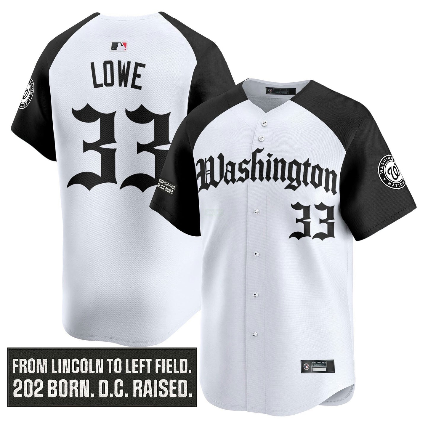 Camisa MLB Men’s Washington ‘Gothic Capitol Edition’ Vapor Premier Limited Jersey