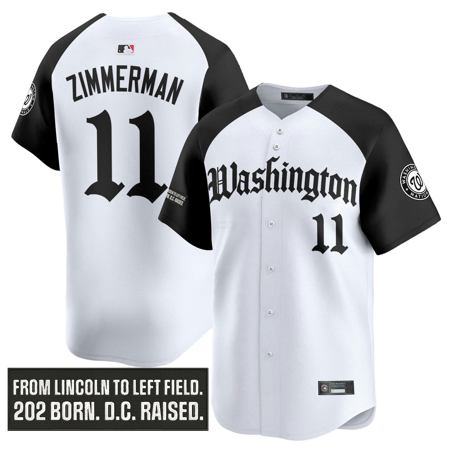 Camisa MLB Men’s Washington ‘Gothic Capitol Edition’ Vapor Premier Limited Jersey