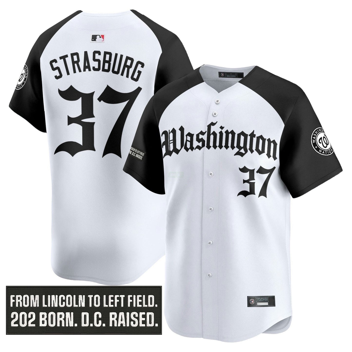 Camisa MLB Men’s Washington ‘Gothic Capitol Edition’ Vapor Premier Limited Jersey