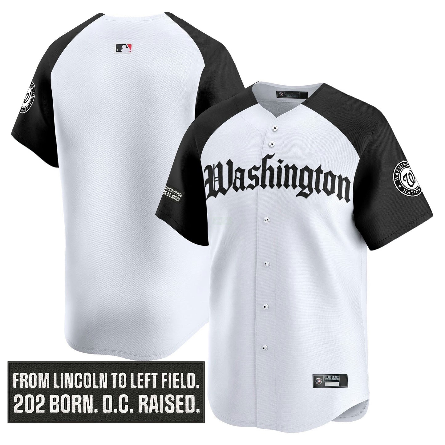 Camisa MLB Men’s Washington ‘Gothic Capitol Edition’ Vapor Premier Limited Jersey