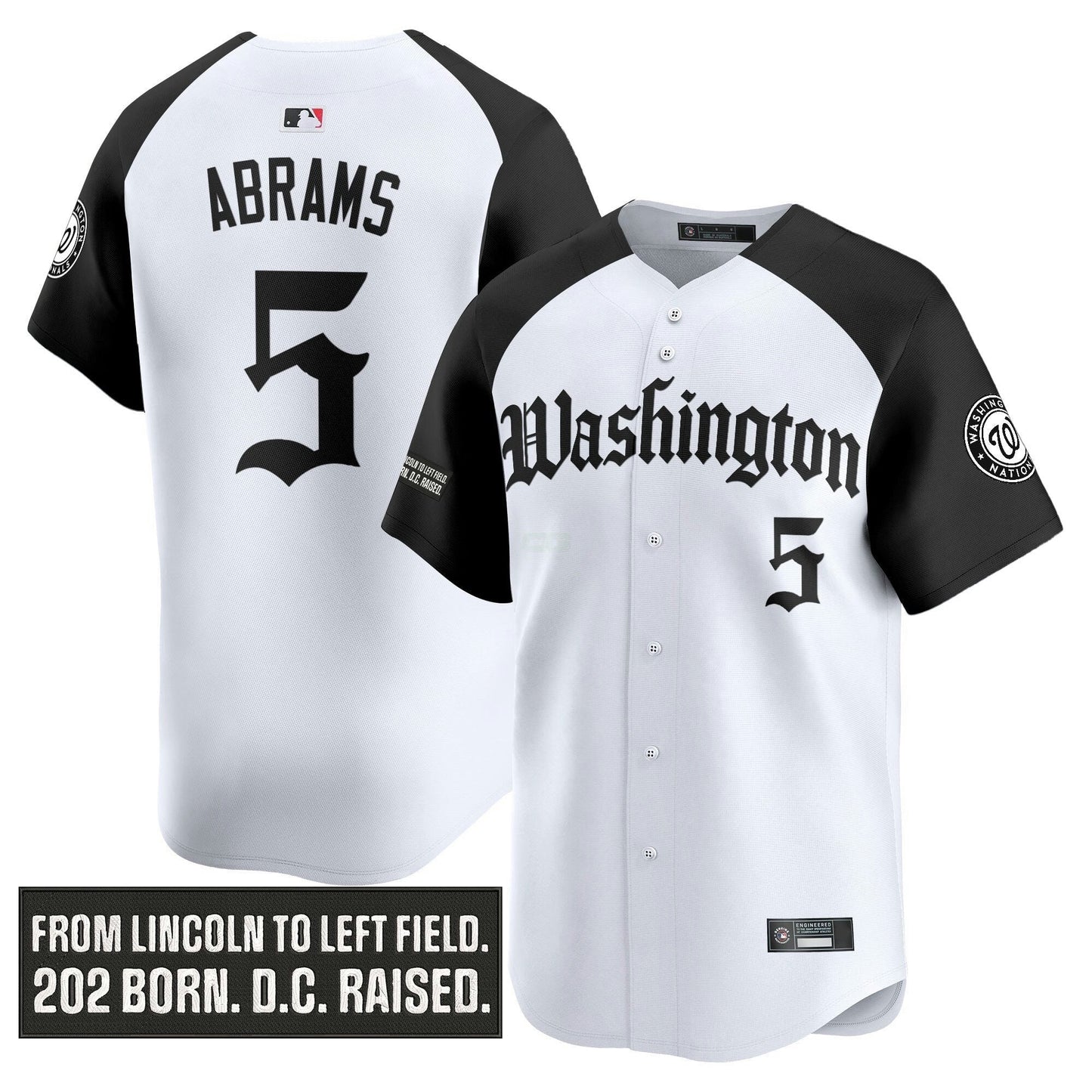 Camisa MLB Men’s Washington ‘Gothic Capitol Edition’ Vapor Premier Limited Jersey
