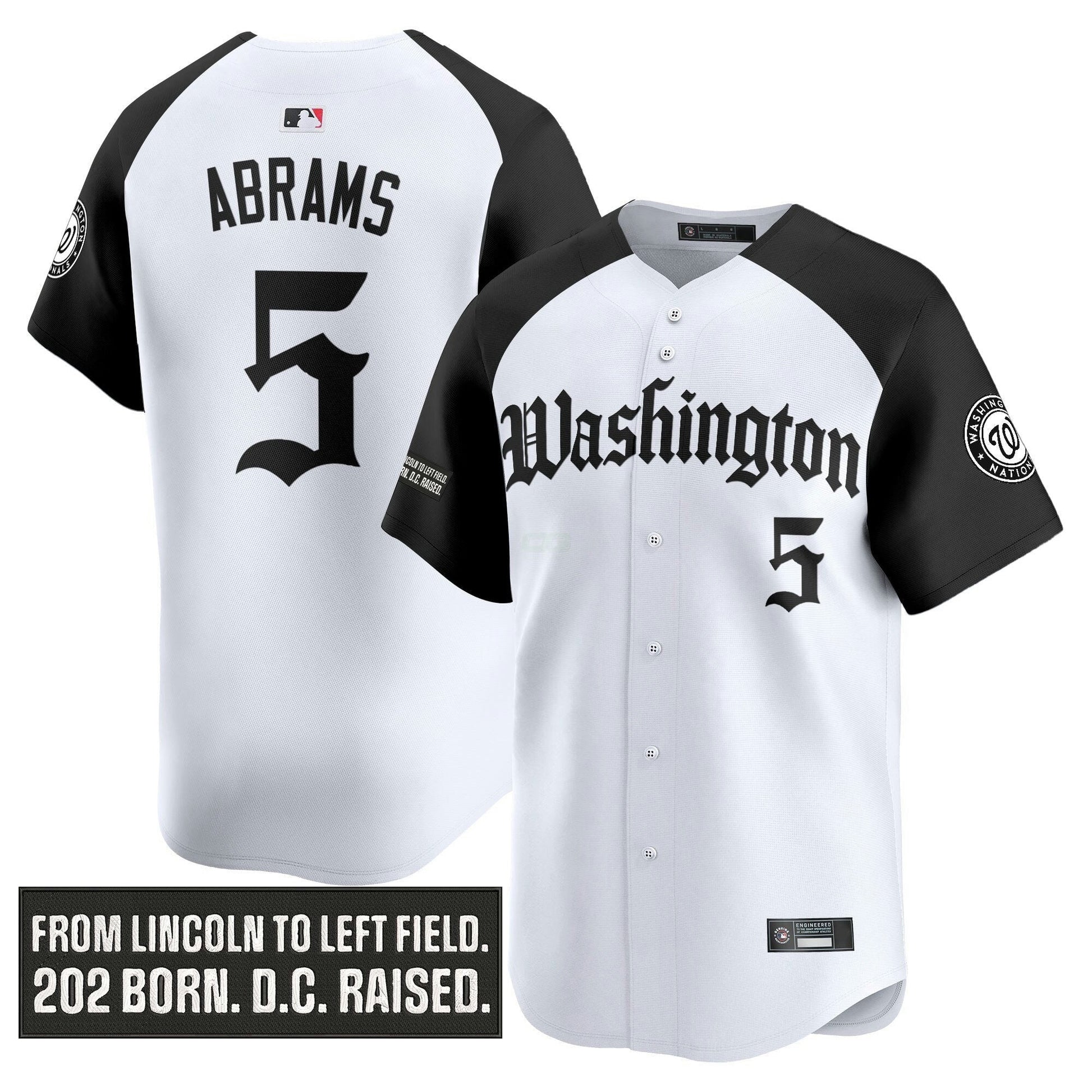 Camisa MLB Men’s Washington ‘Gothic Capitol Edition’ Vapor Premier Limited Jersey