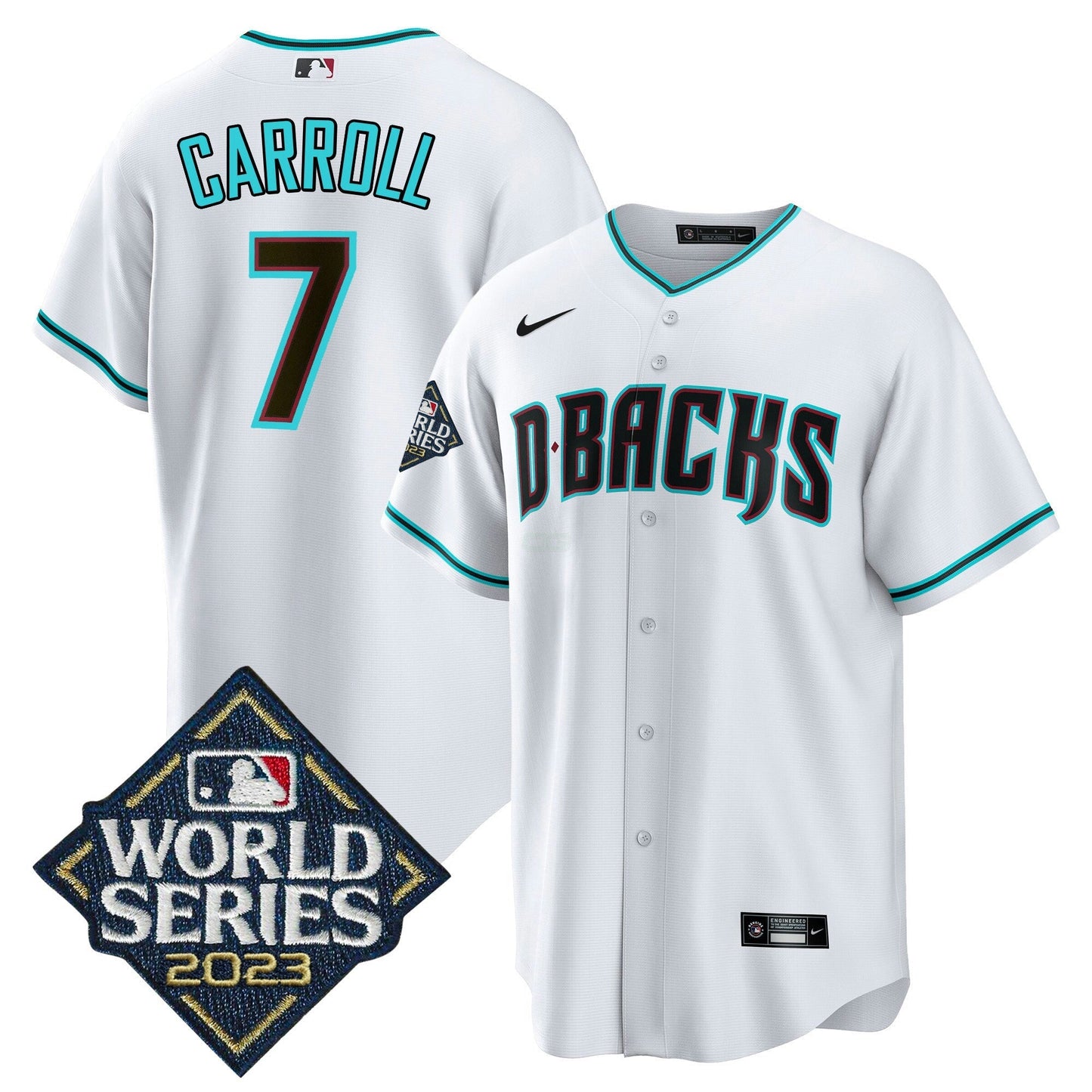 Camisa MLB Men’s White 2023 World Series Jersey