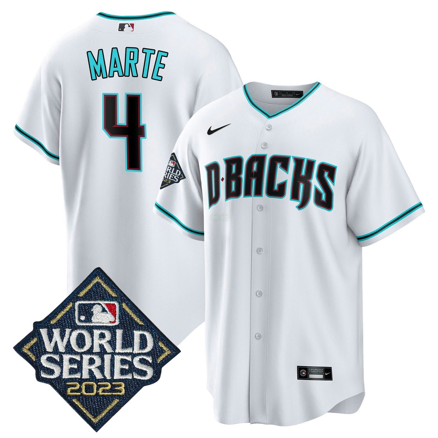 Camisa MLB Men’s White 2023 World Series Jersey