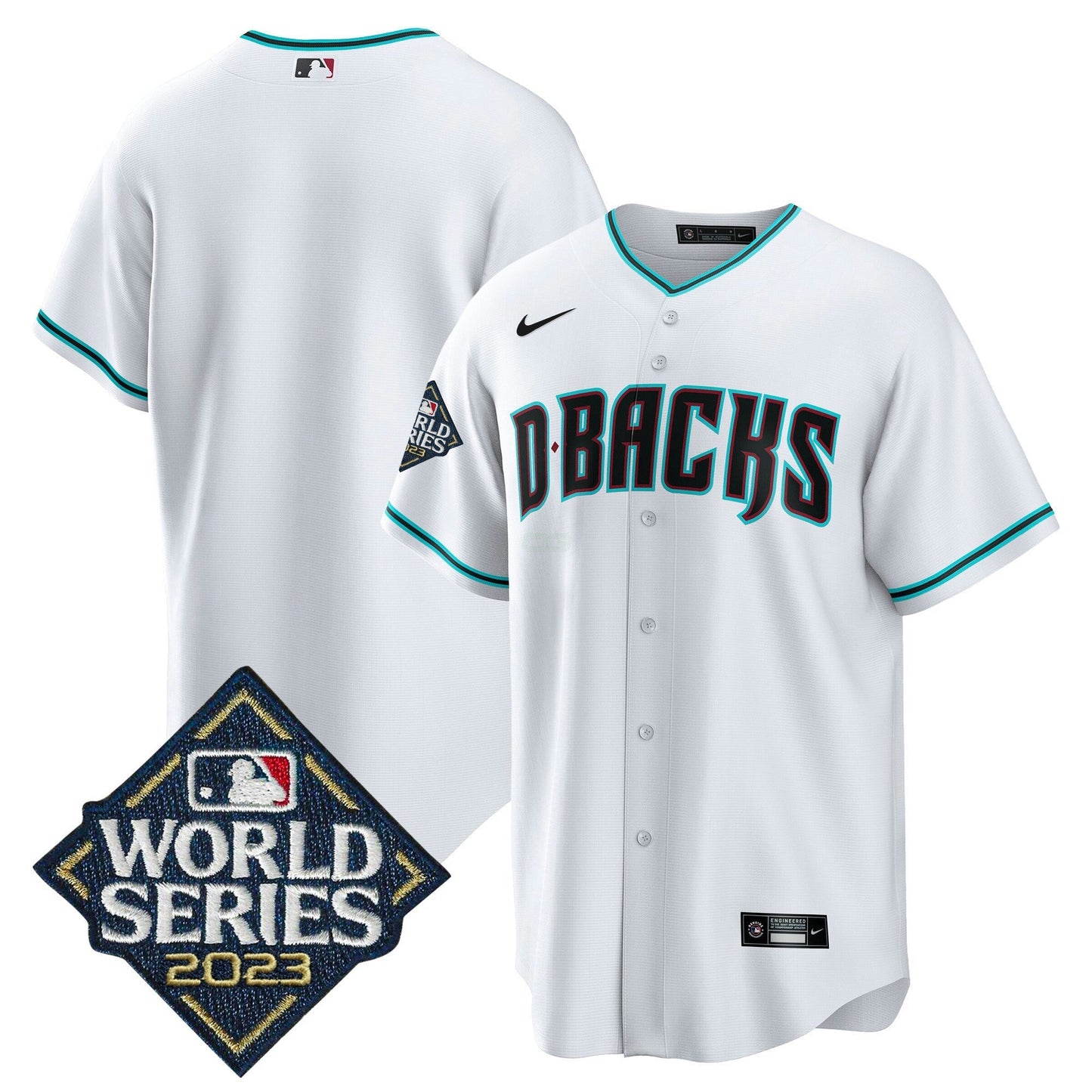 Camisa MLB Men’s White 2023 World Series Jersey