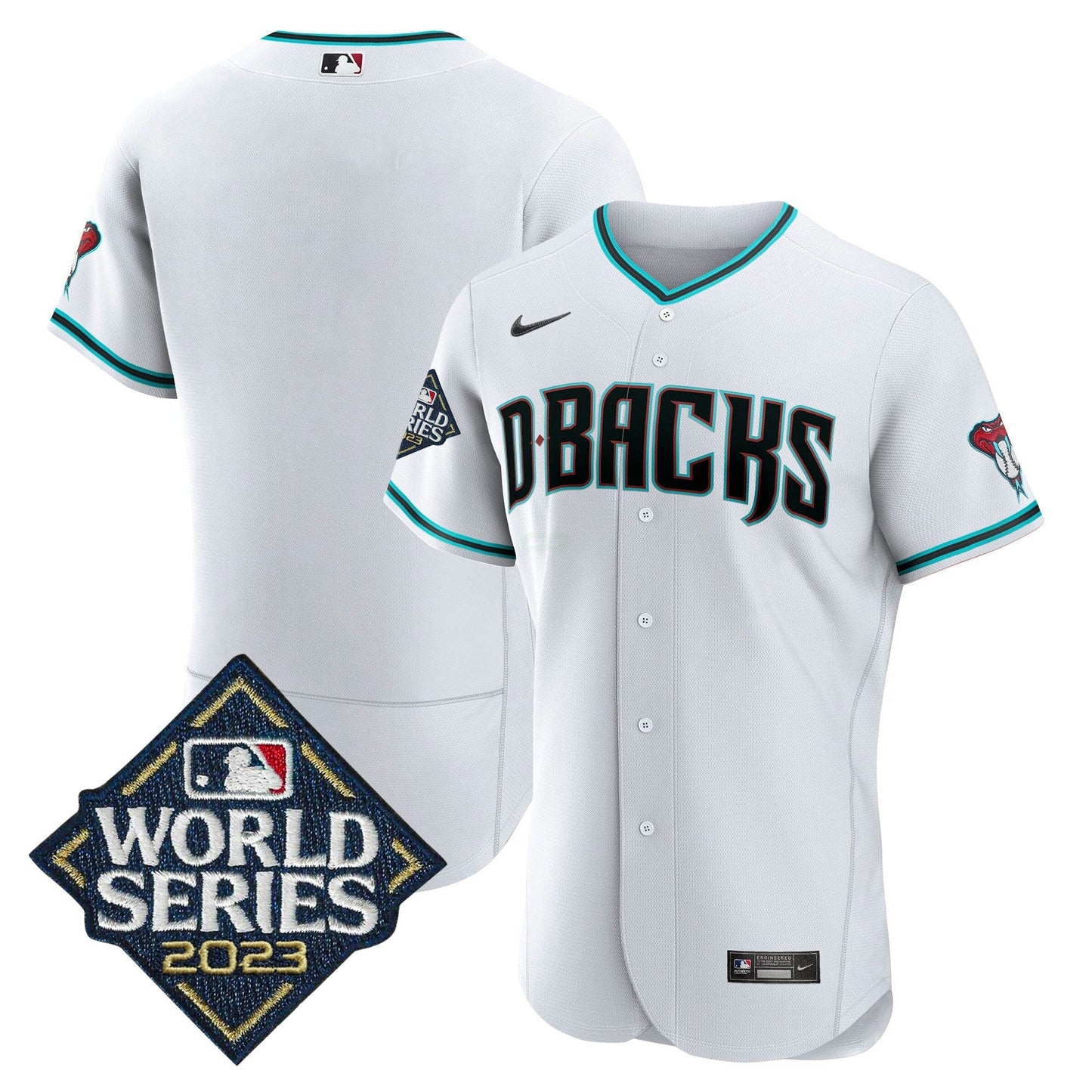 Camisa MLB Men’s White 2023 World Series Jersey