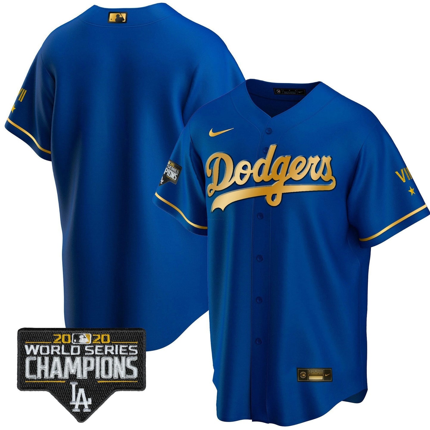 Camisa MLB Men’s World Series 2020 Dourada Jersey