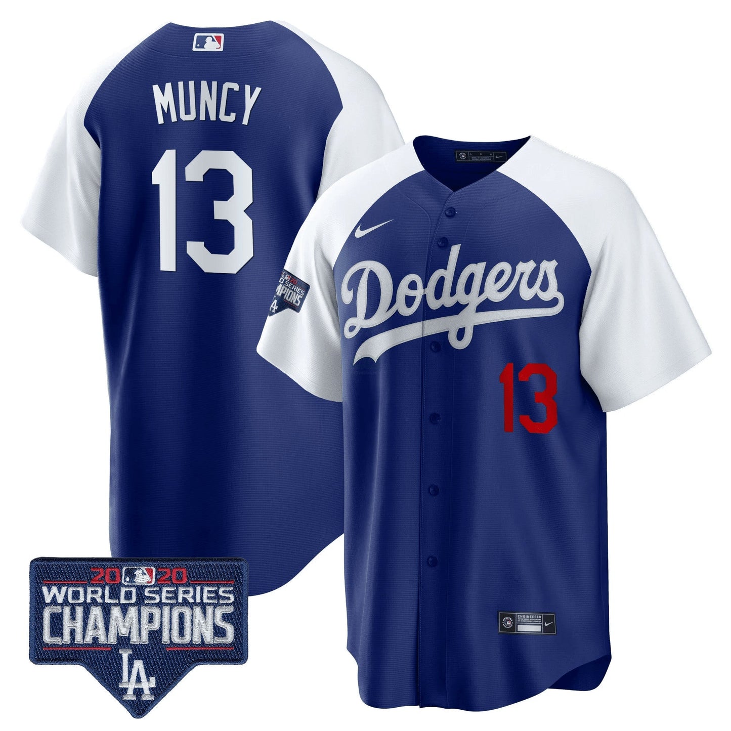 Camisa MLB Men’s World Series Champions Patch Cool Base Jersey
