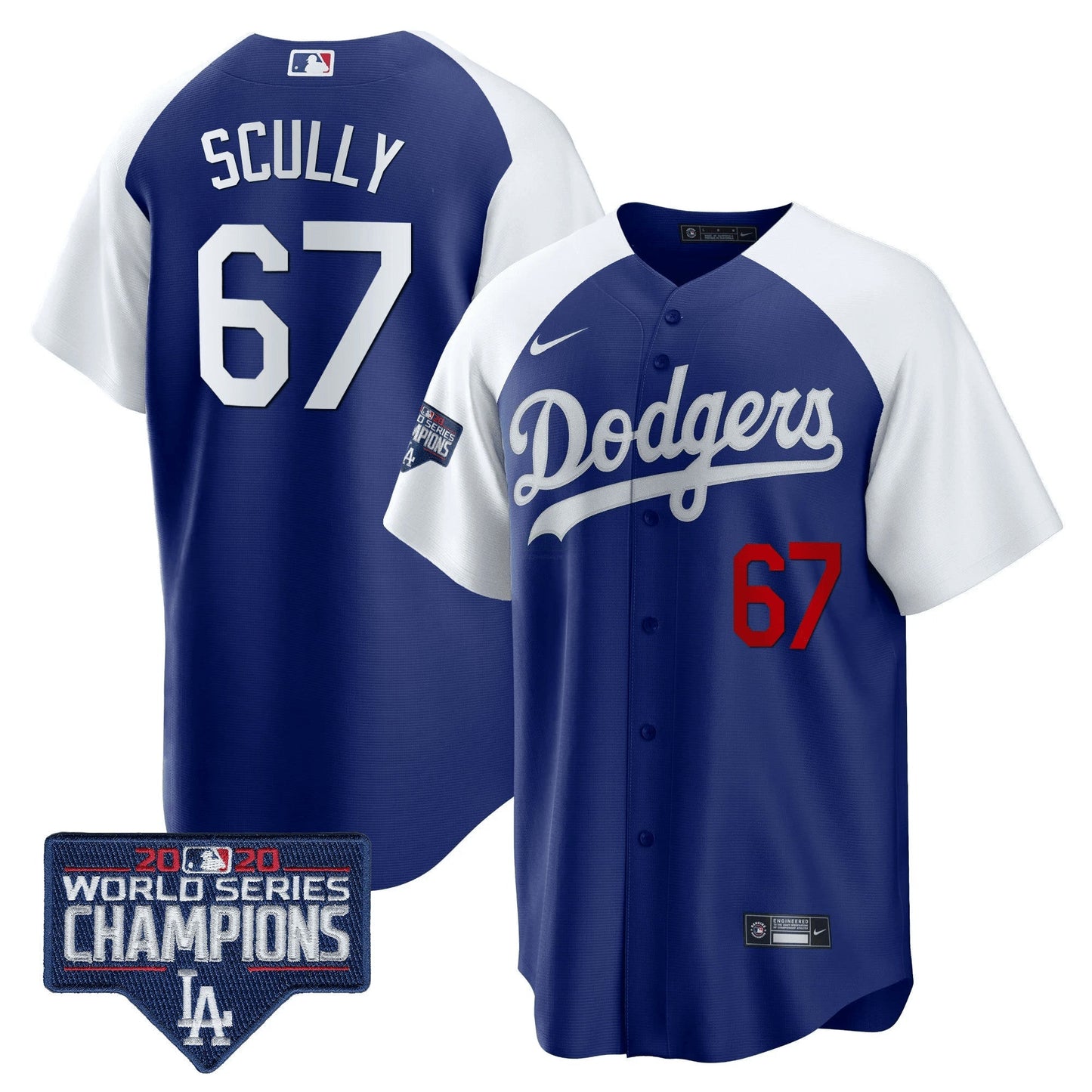 Camisa MLB Men’s World Series Champions Patch Cool Base Jersey