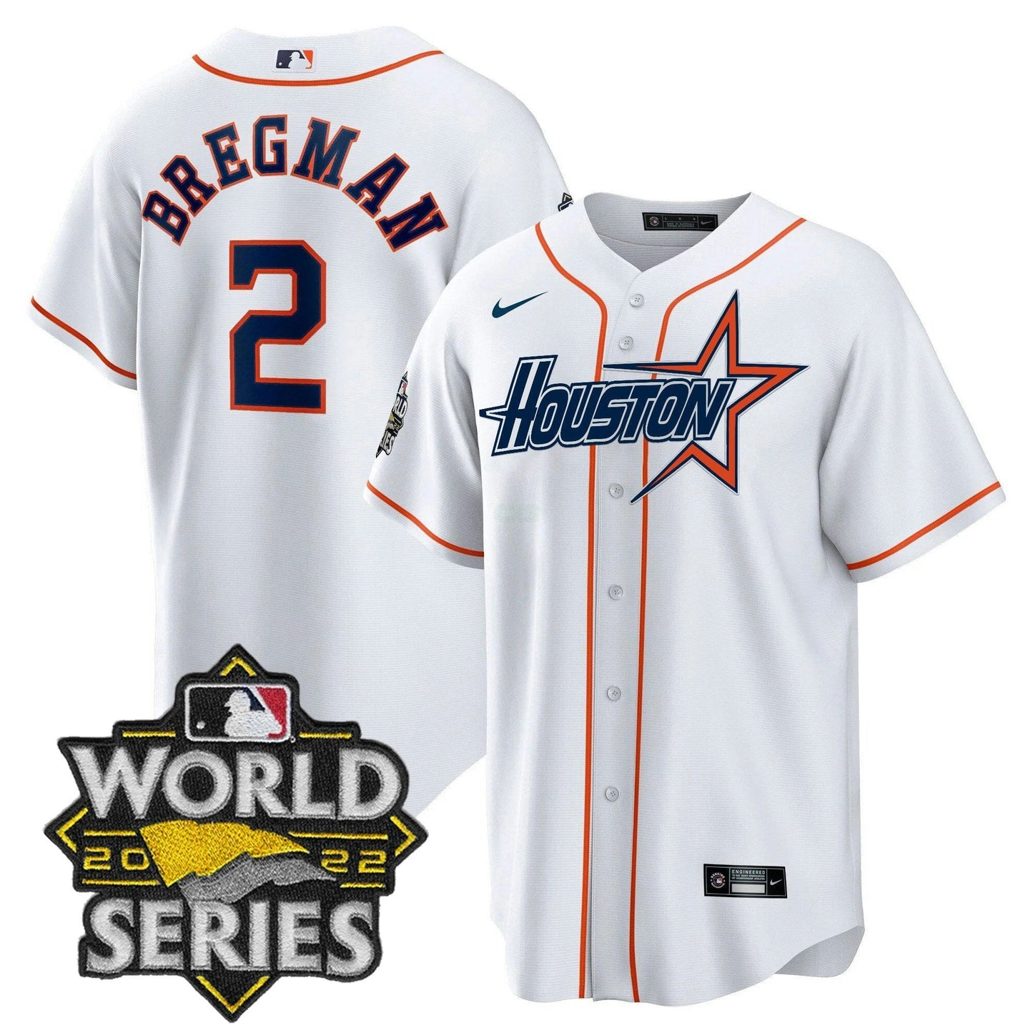 Camisa MLB Men’s World Series Preta Dourada Special Jersey