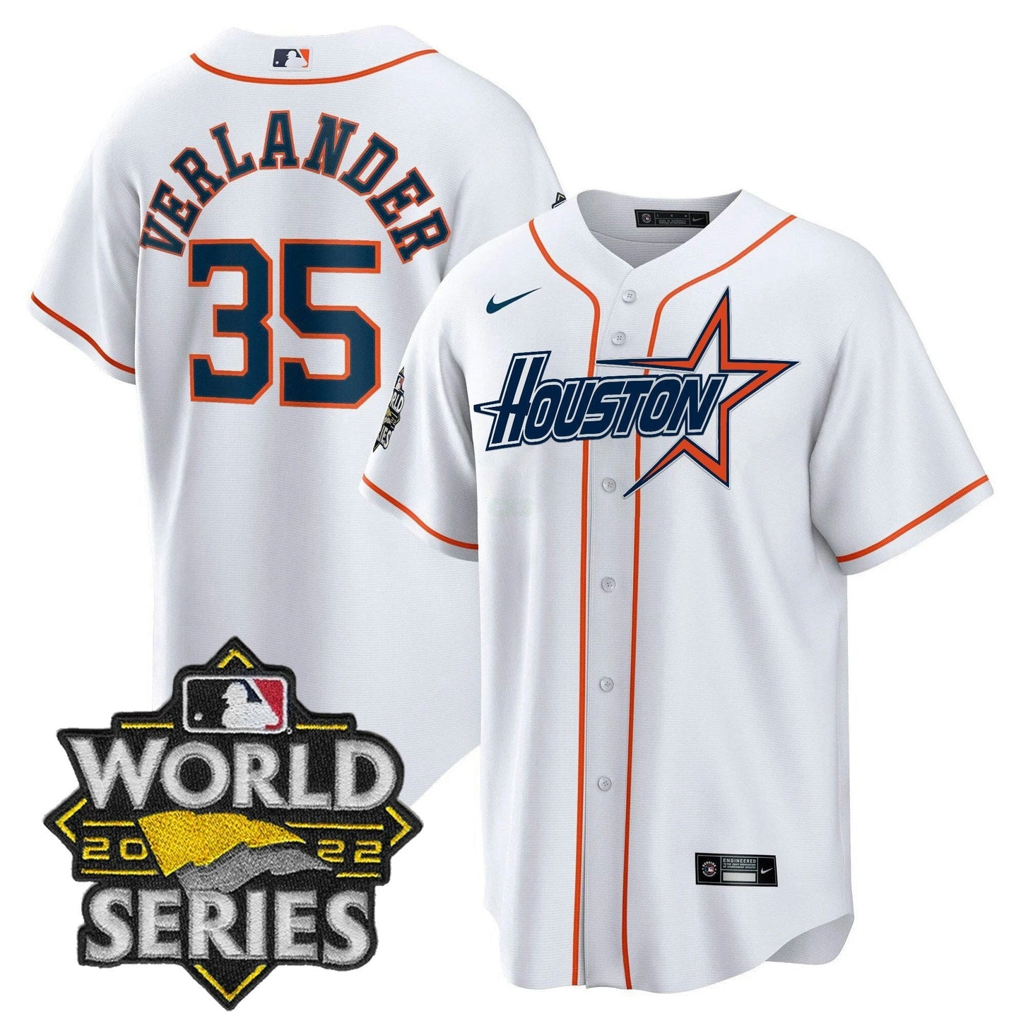Camisa MLB Men’s World Series Preta Dourada Special Jersey