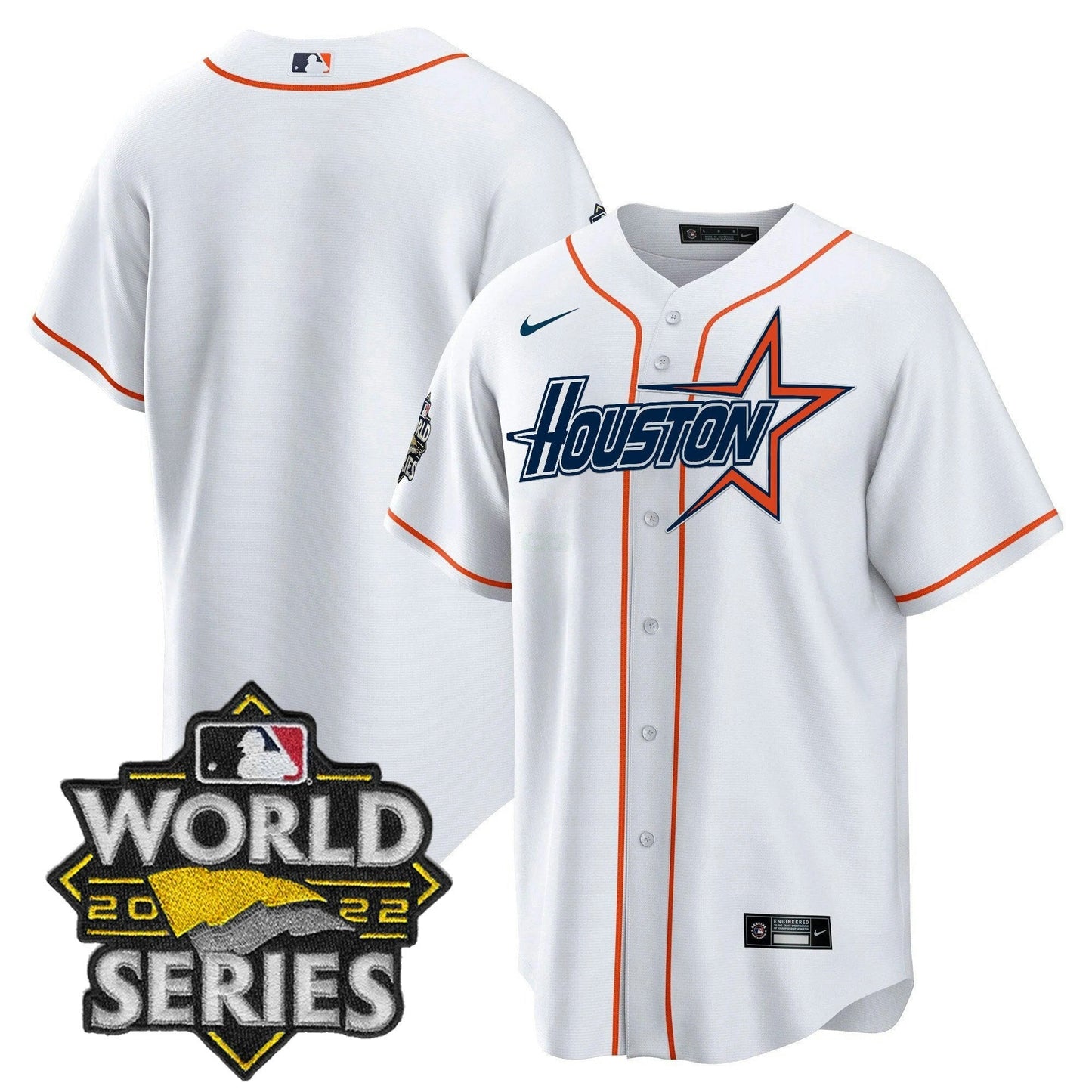 Camisa MLB Men’s World Series Preta Dourada Special Jersey