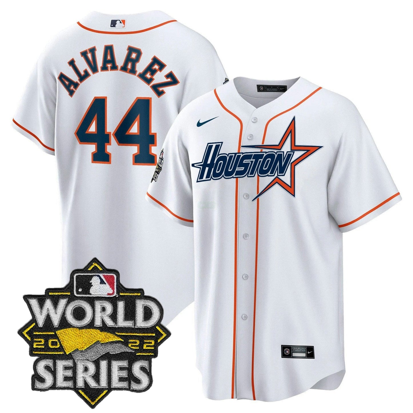 Camisa MLB Men’s World Series Preta Dourada Special Jersey