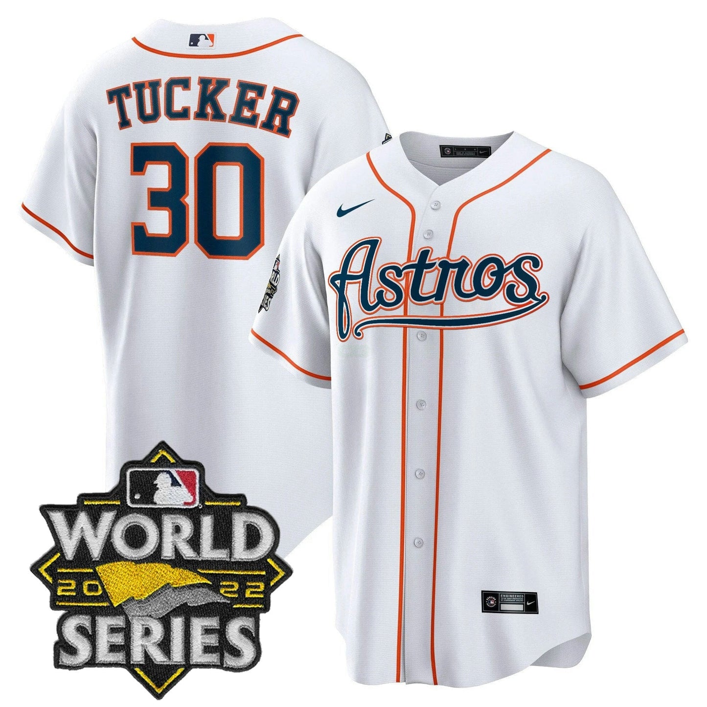Camisa MLB Men’s World Series & Throwback Patch Dourada Jersey V2