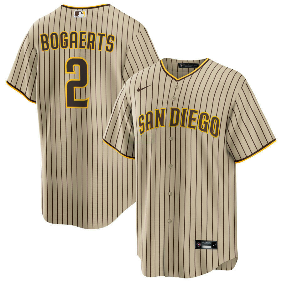 Camisa MLB Men’s Xander Bogaerts San Diego Jersey