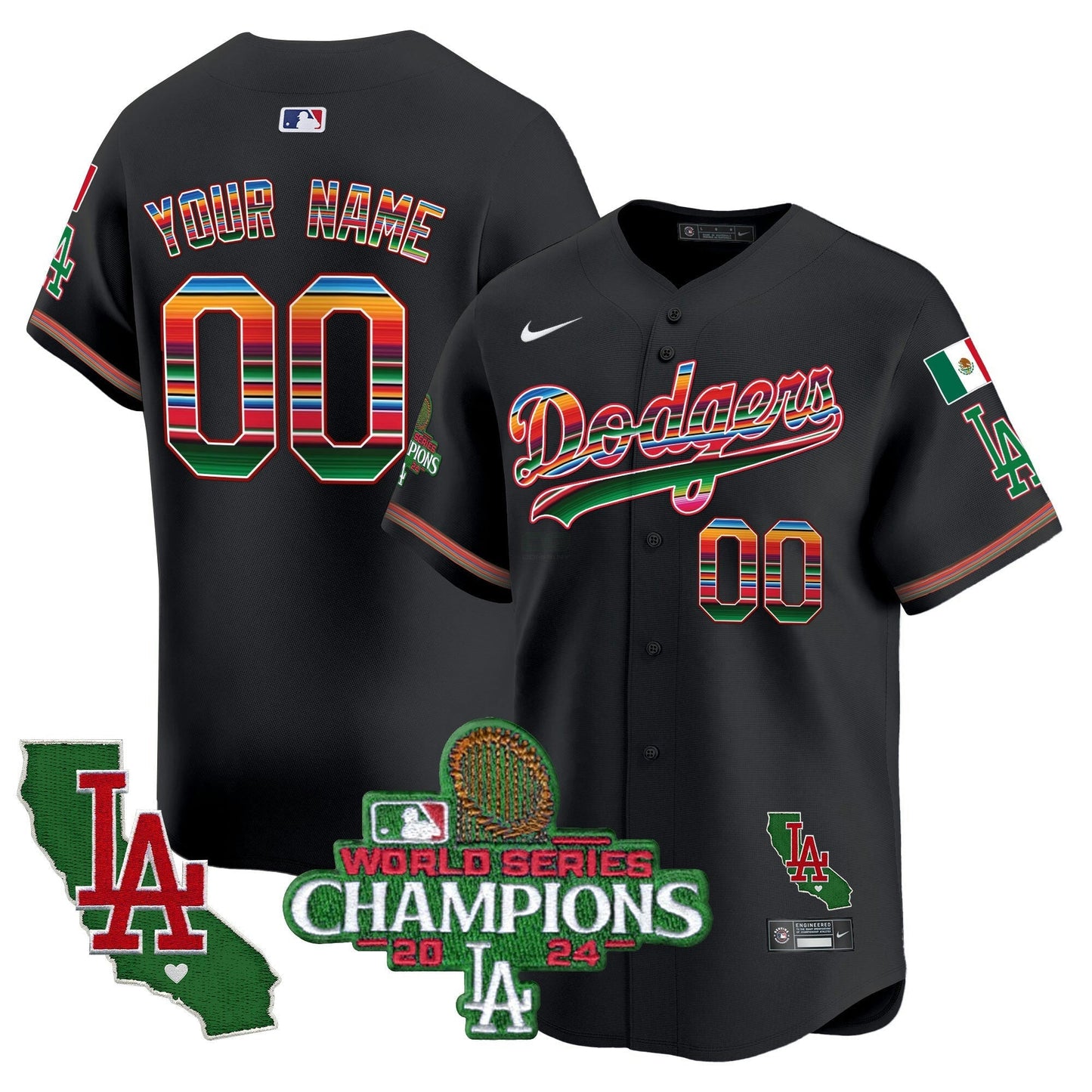 Camisa MLB Mexico 2024 World Series Champions Vapor Premier Limited Jersey