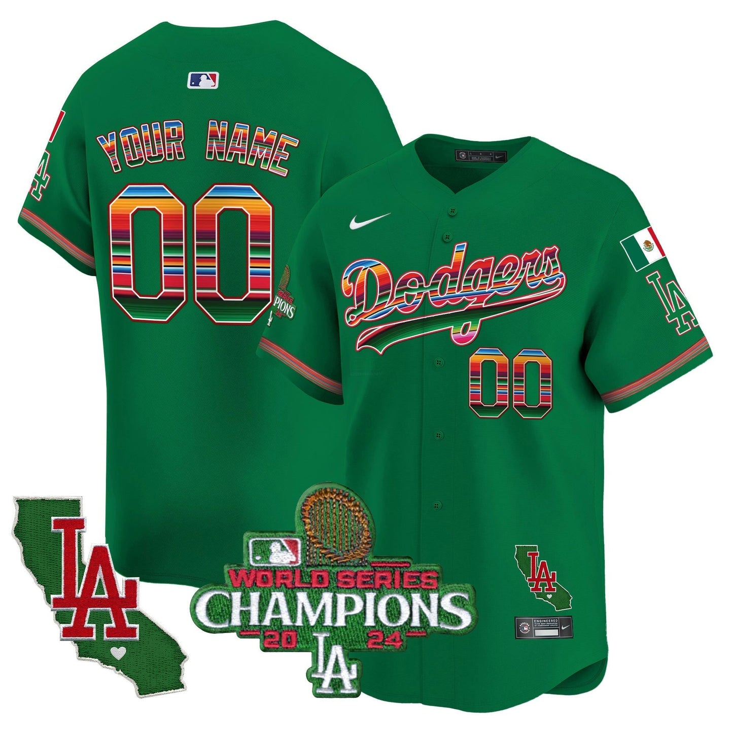 Camisa MLB Mexico 2024 World Series Champions Vapor Premier Limited Jersey