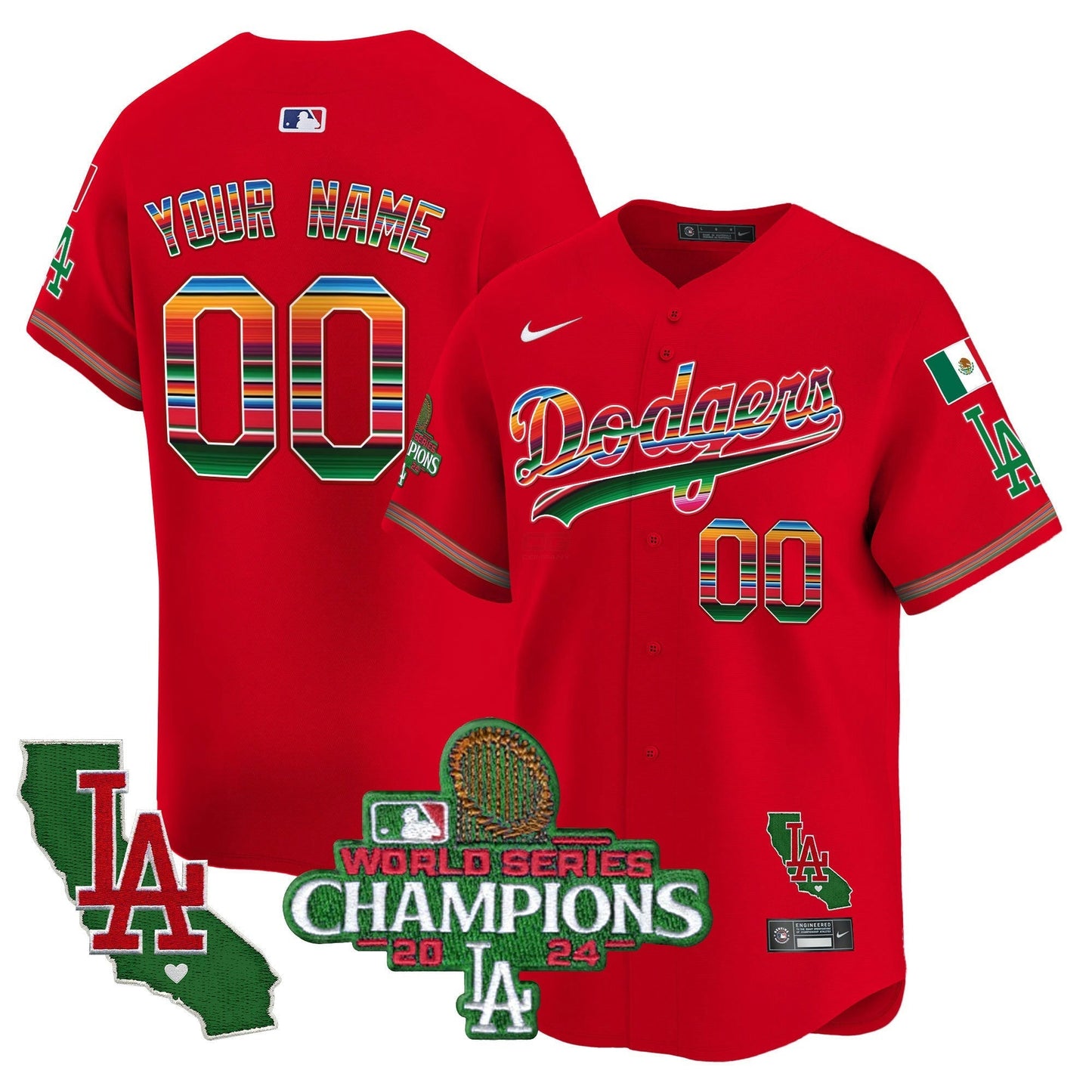 Camisa MLB Mexico 2024 World Series Champions Vapor Premier Limited Jersey
