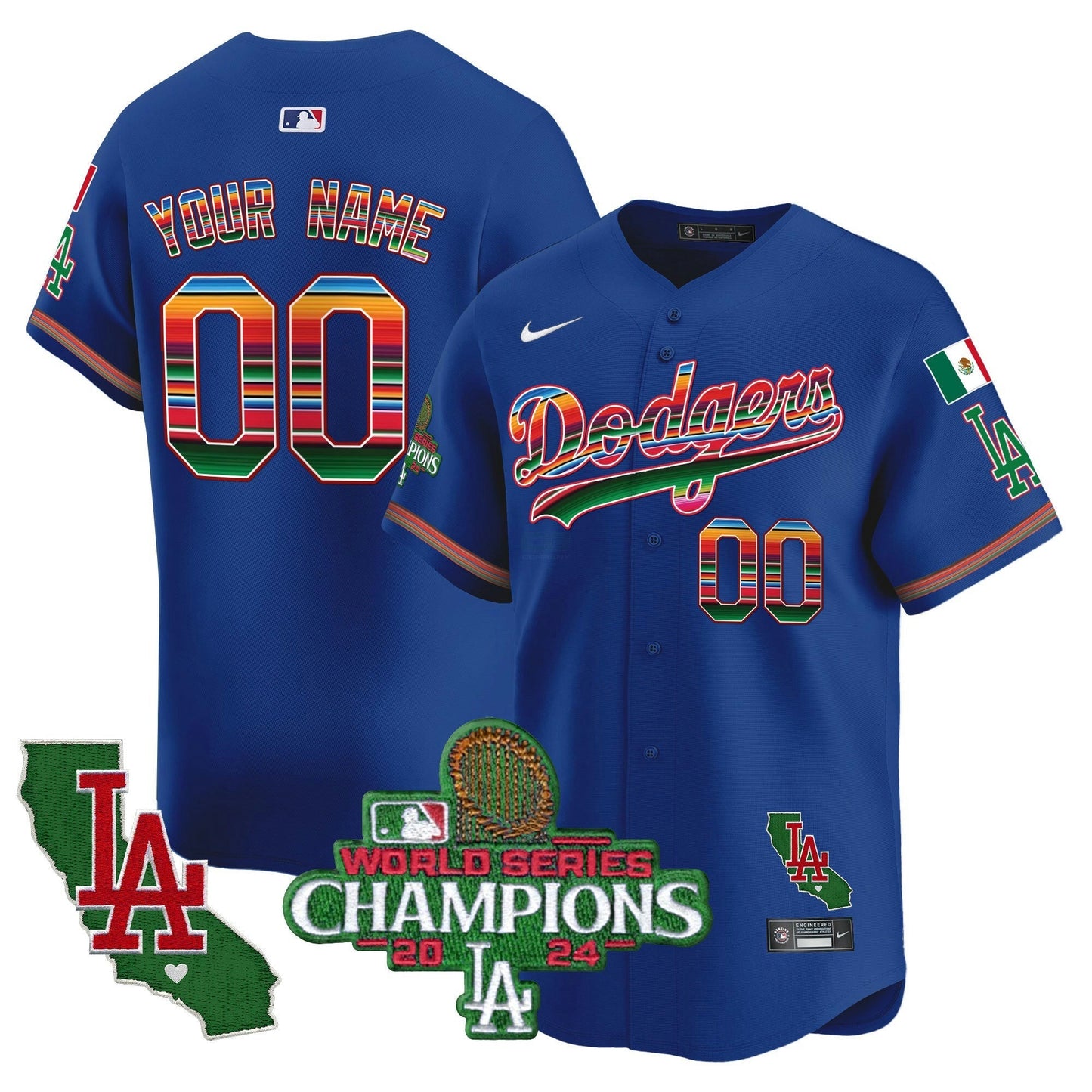 Camisa MLB Mexico 2024 World Series Champions Vapor Premier Limited Jersey