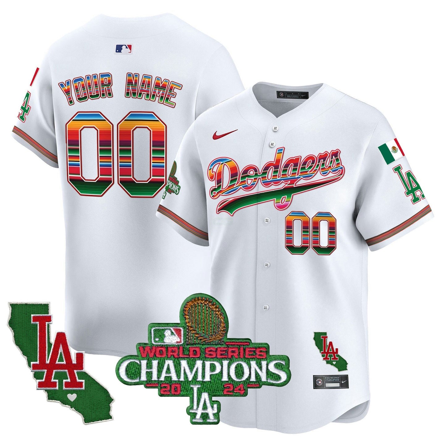 Camisa MLB Mexico 2024 World Series Champions Vapor Premier Limited Jersey