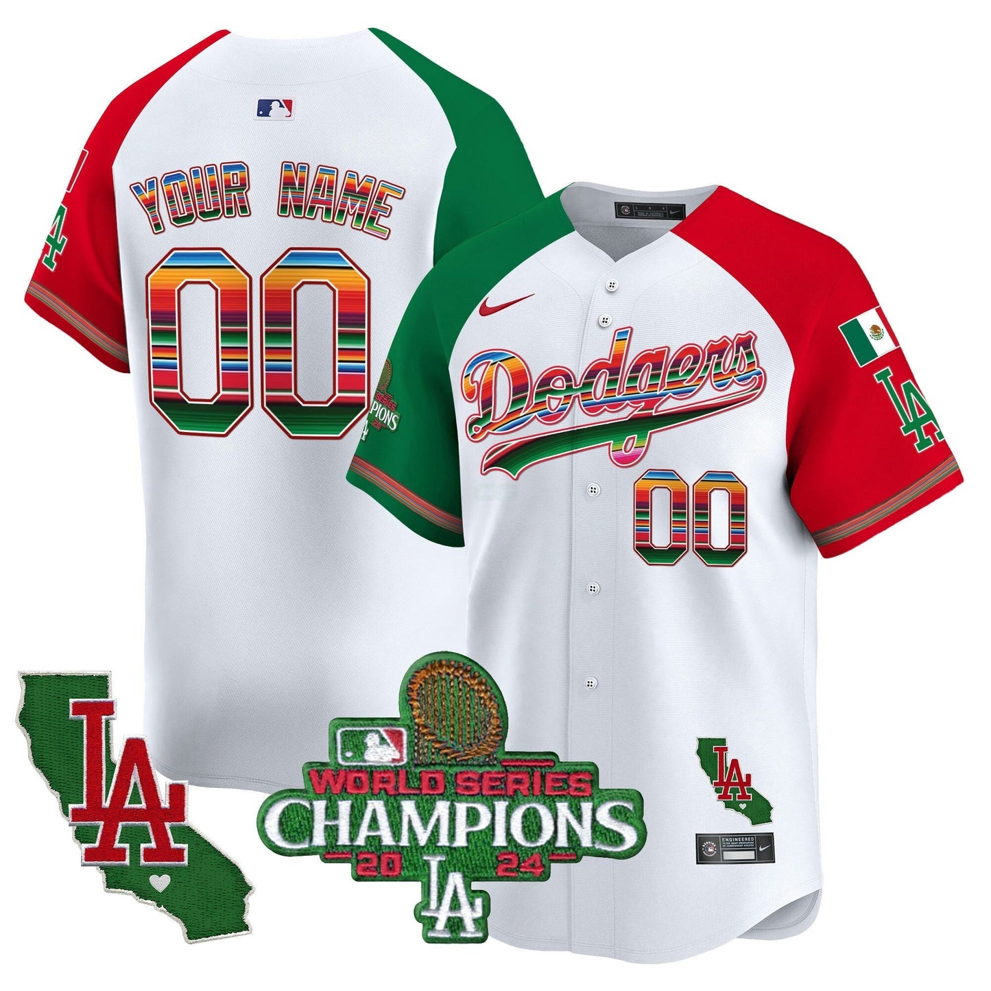 Camisa MLB Mexico 2024 World Series Champions Vapor Premier Limited Jersey
