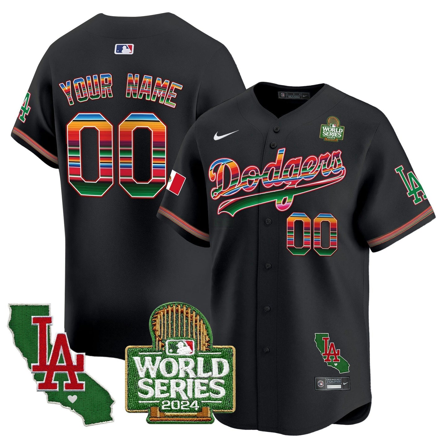 Camisa MLB Mexico 2024 World Series Vapor Premier Limited Jersey V2