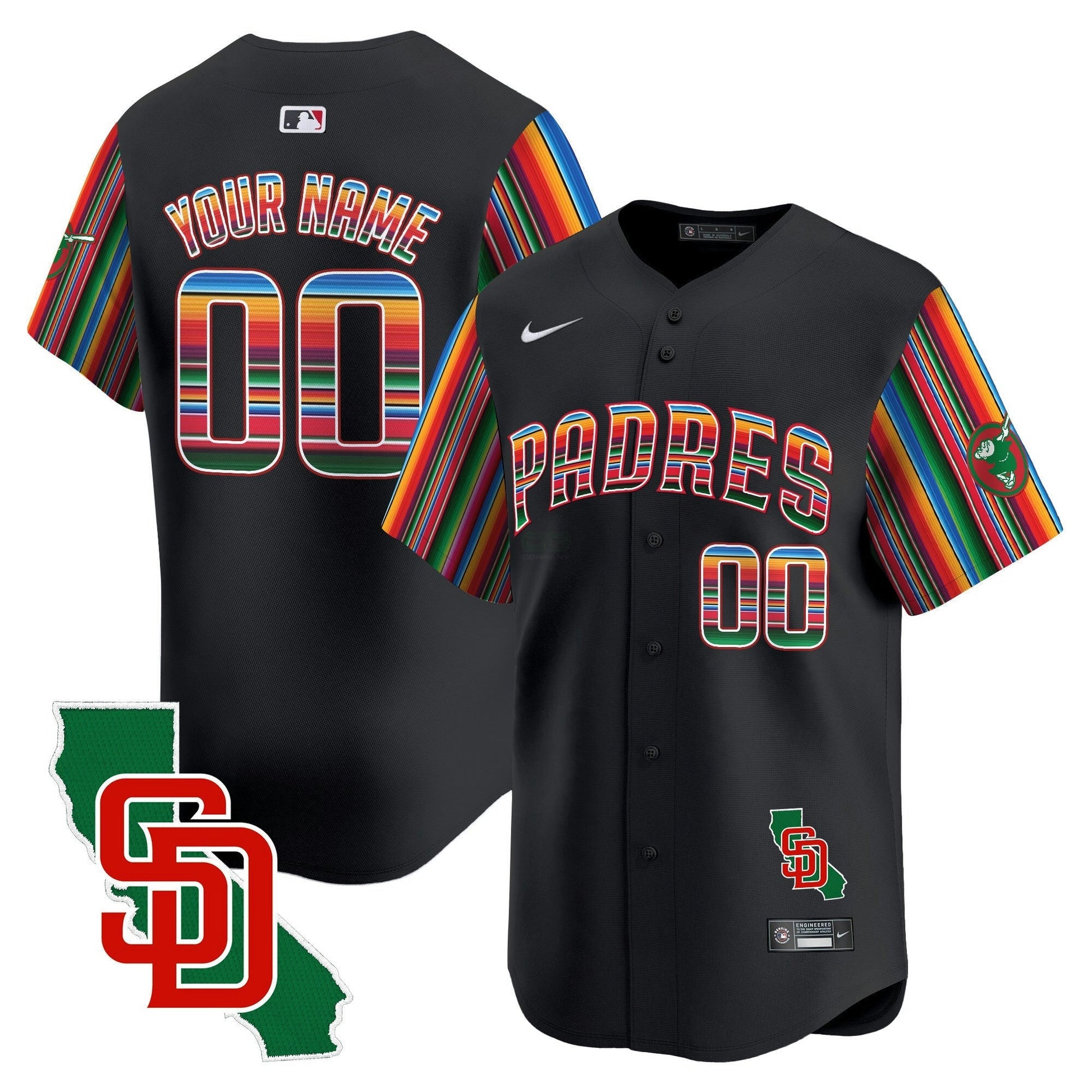 Camisa MLB Mexico California Patch Vapor Premier Limited Jersey V6