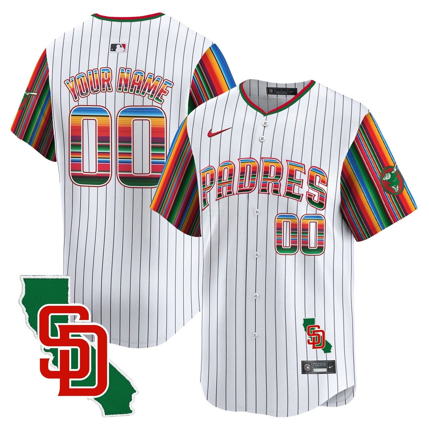 Camisa MLB Mexico California Patch Vapor Premier Limited Jersey V6