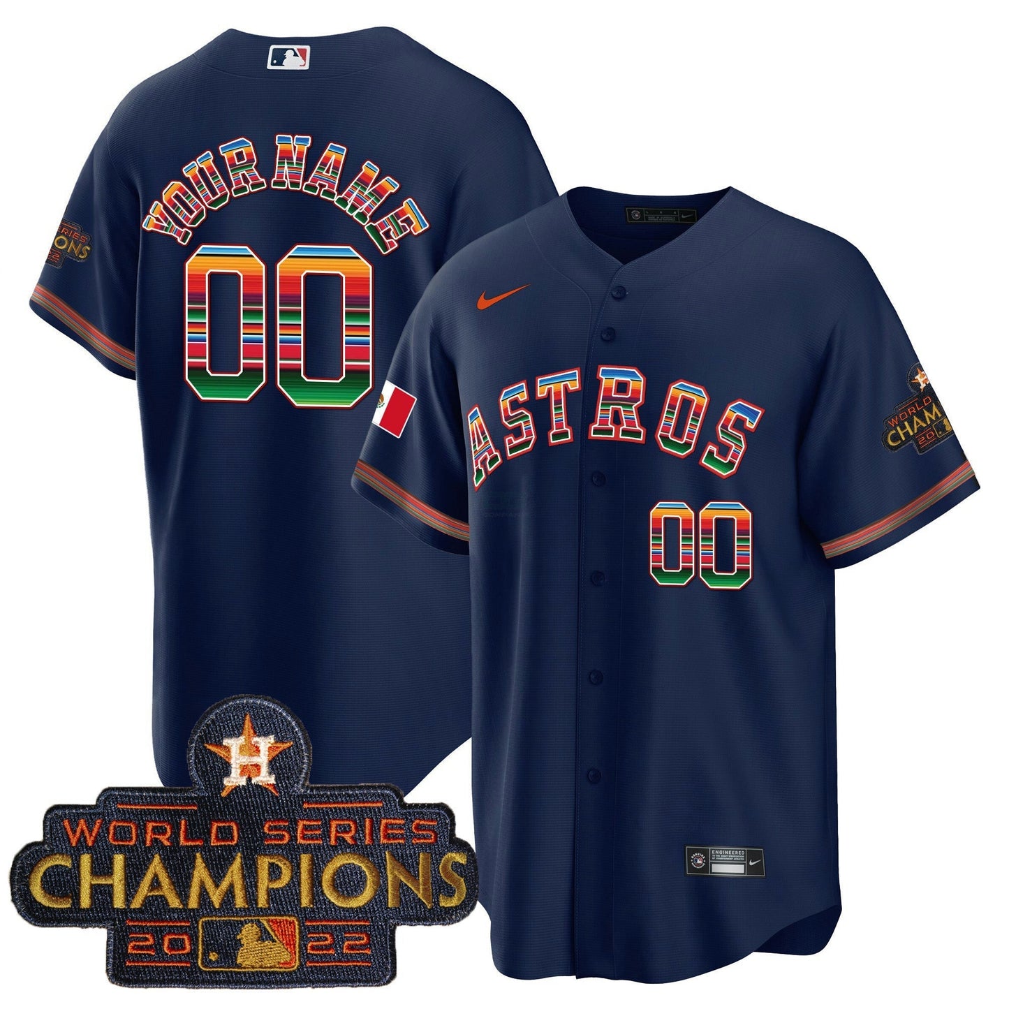 Camisa MLB Houston Astros Mexico Cool Base Limited Jersey V2