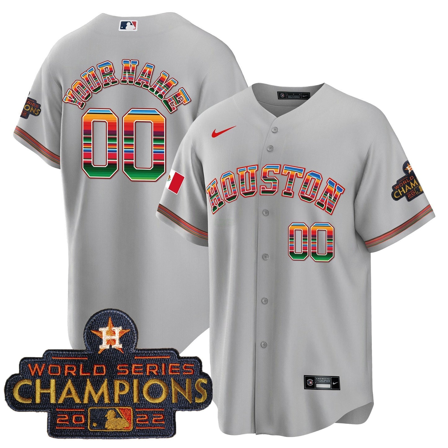Camisa MLB Houston Astros Mexico Cool Base Limited Jersey V2