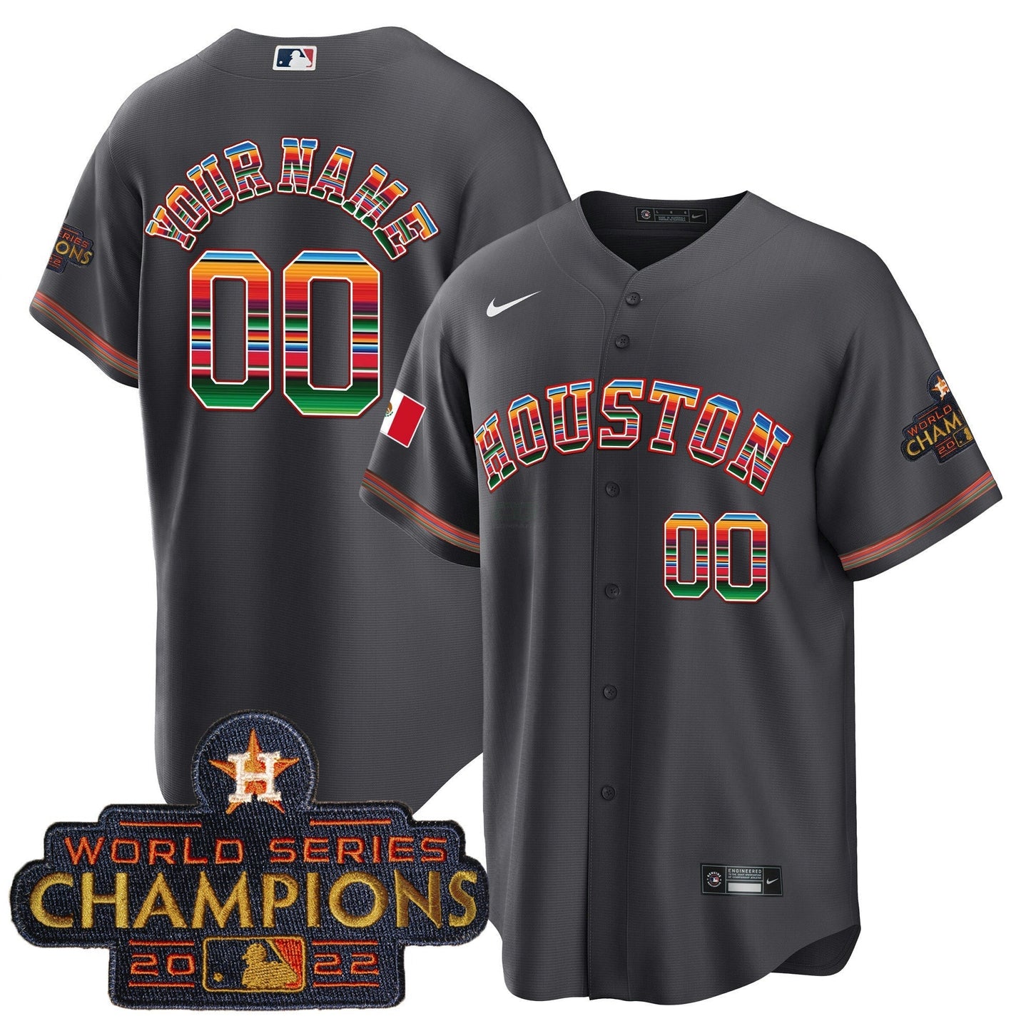 Camisa MLB Houston Astros Mexico Cool Base Limited Jersey V2