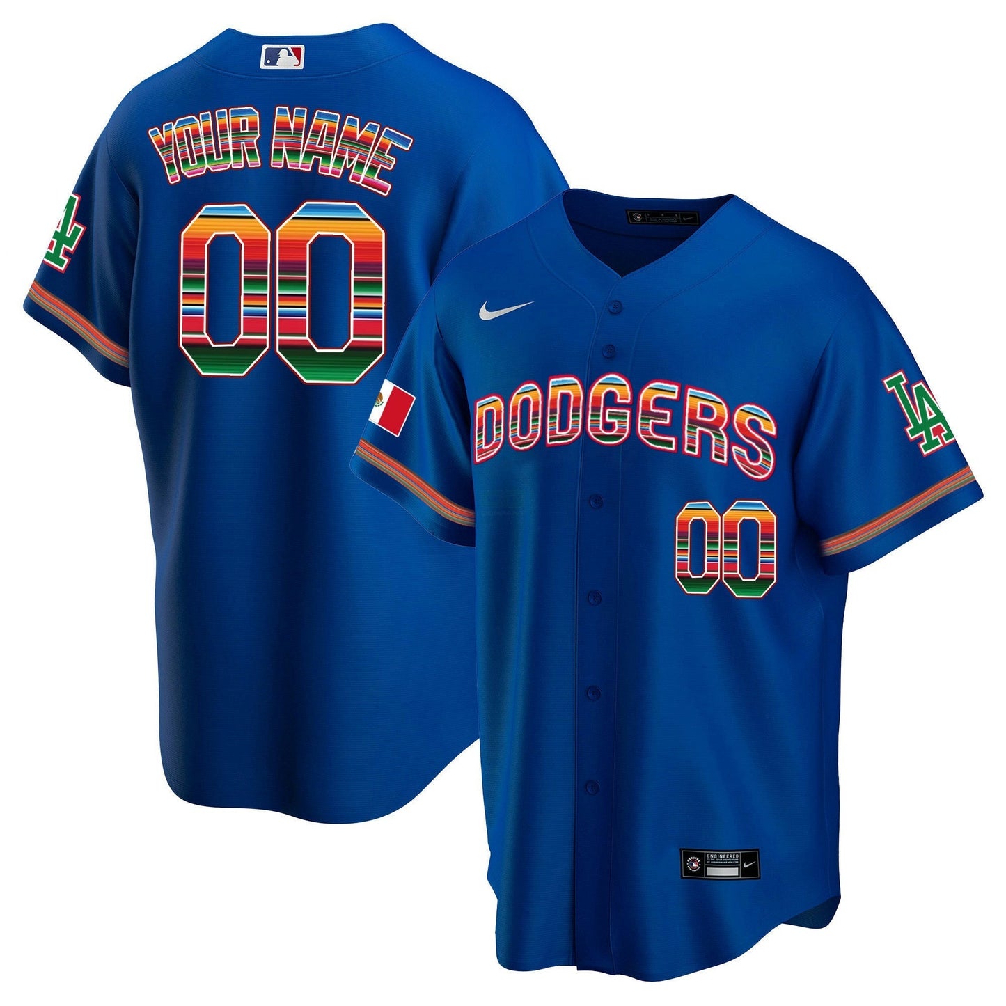 Camisa MLB Los Angeles Dodgers Mexico Cool Base Limited Jersey V3