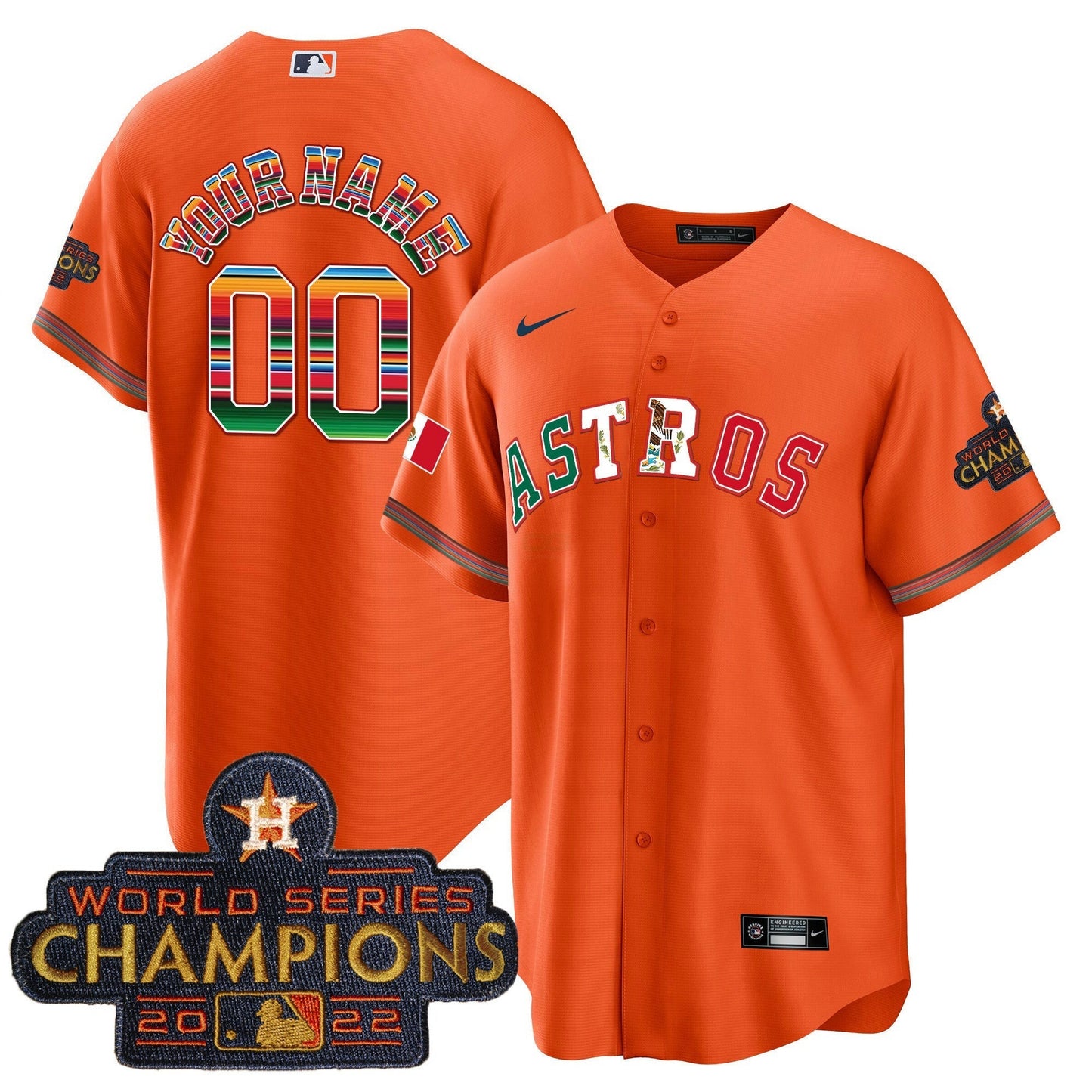 Camisa MLB Houston Astros Mexico Cool Base Limited Jersey V3