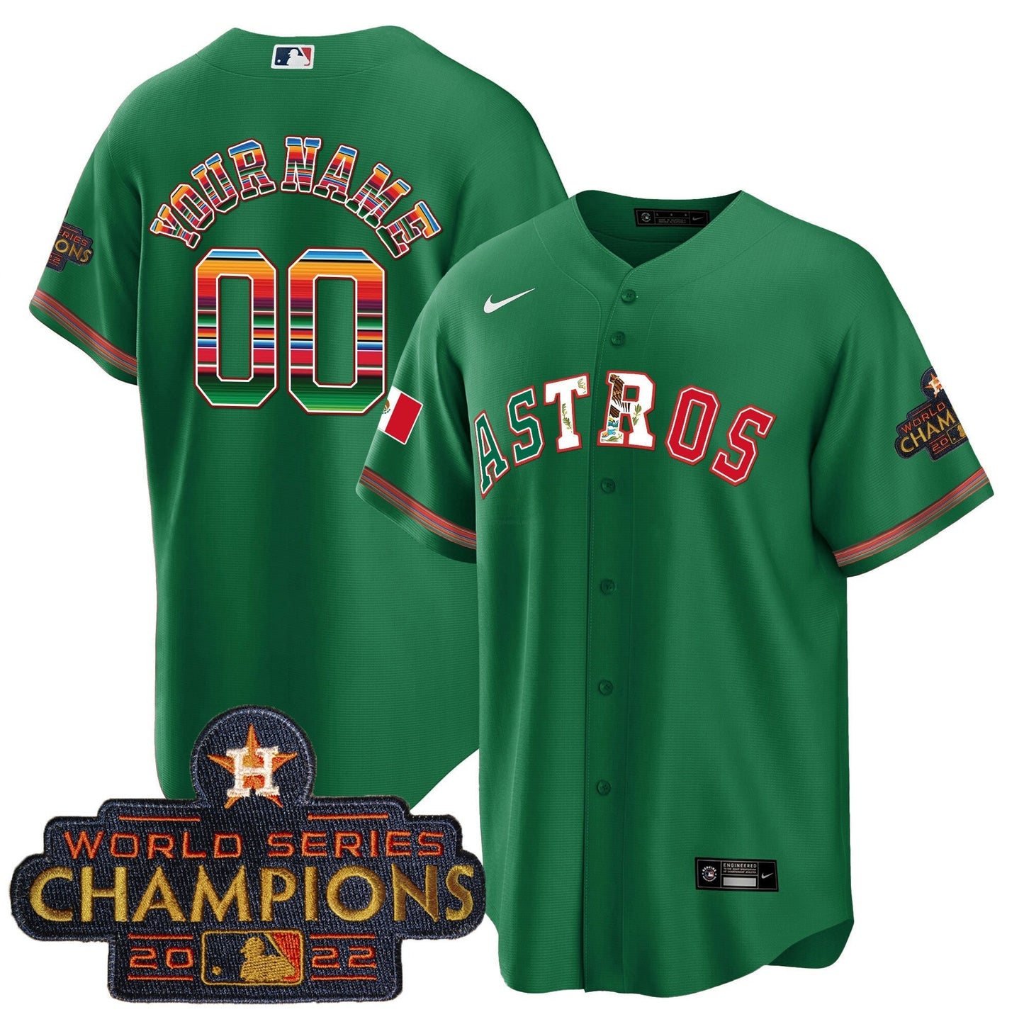 Camisa MLB Houston Astros Mexico Cool Base Limited Jersey V3