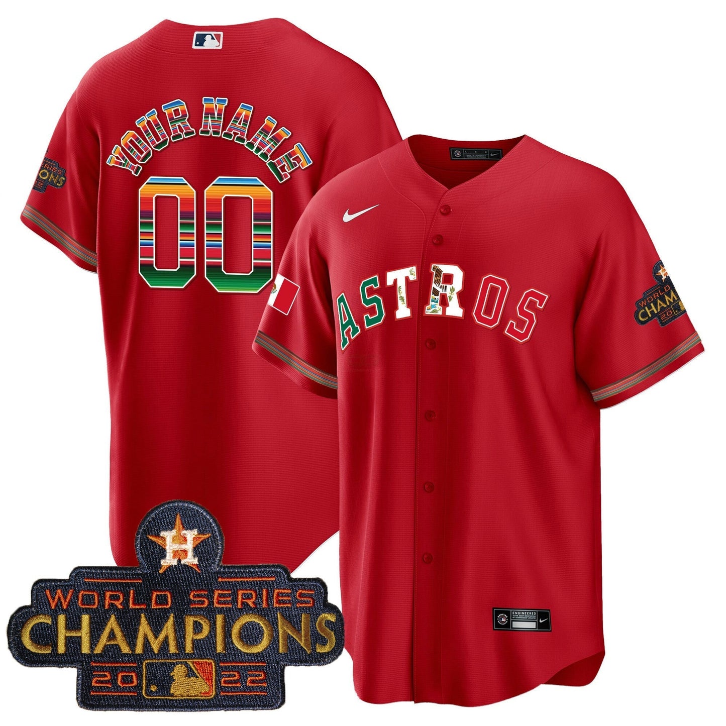 Camisa MLB Houston Astros Mexico Cool Base Limited Jersey V3