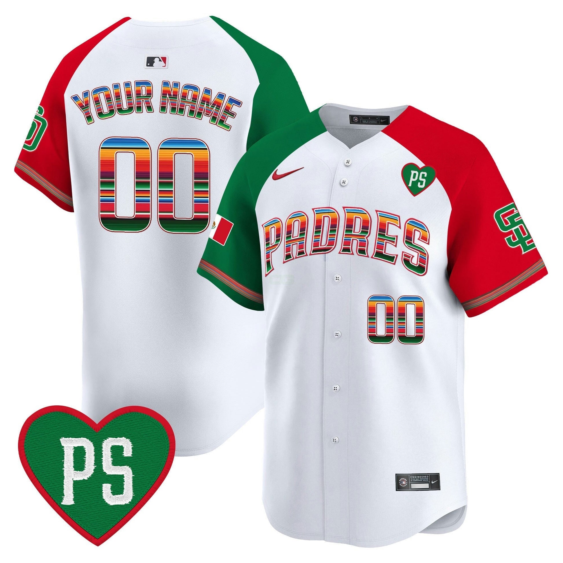 Camisa MLB Mexico “For Peter” Patch Vapor Premier Limited Jersey