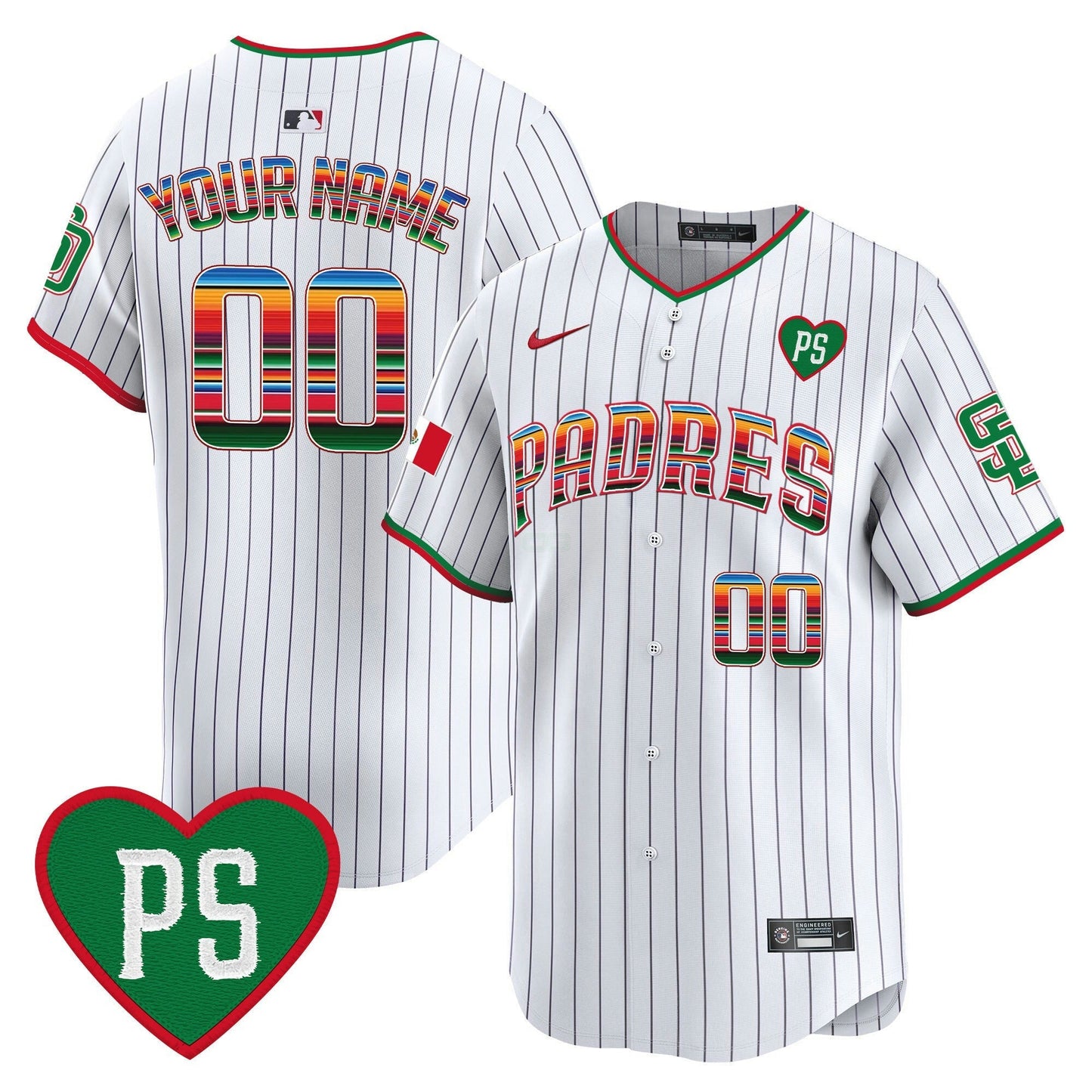 Camisa MLB Mexico “For Peter” Patch Vapor Premier Limited Jersey