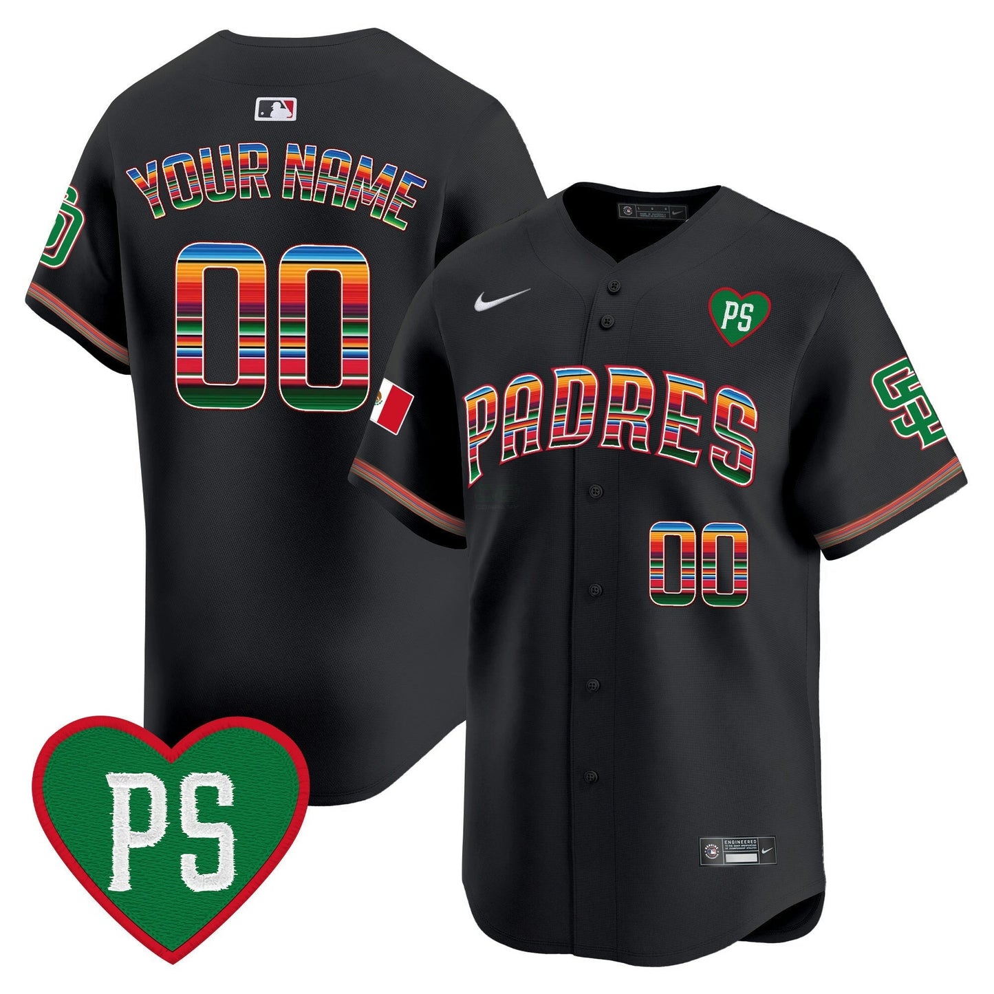 Camisa MLB Mexico “For Peter” Patch Vapor Premier Limited Jersey