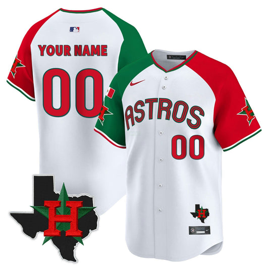 Camisa MLB Mexico Texas Patch Vapor Premier Limited Jersey V3