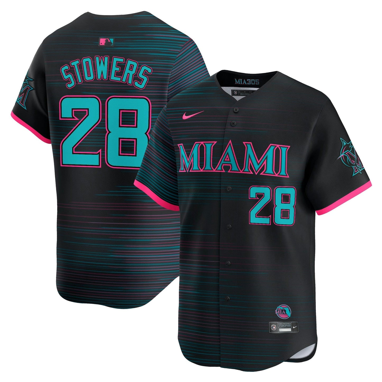 Camisa MLB Miami 2025 City Connect Vapor Premier Limited Jersey