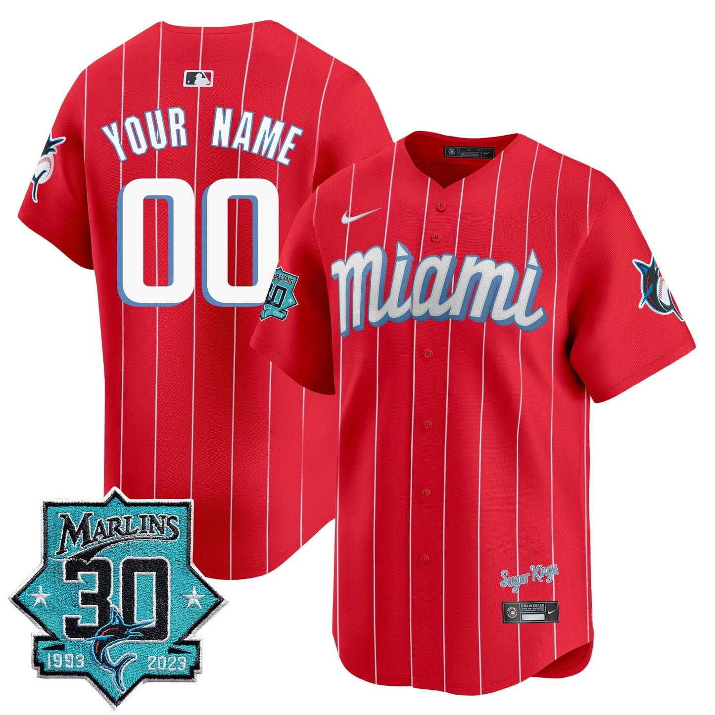 Camisa MLB Miami 30 Seasons Anniversary Patch Vapor Premier Limited Jersey