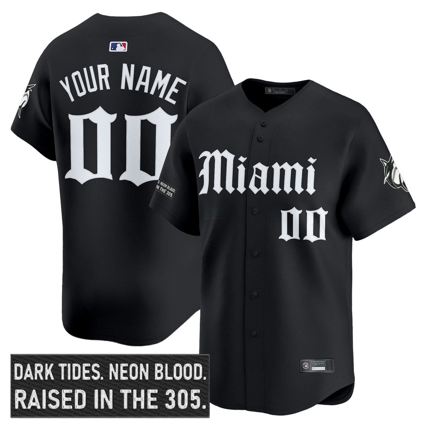Camisa MLB Miami ‘Gothic Vice Edition’ Vapor Premier Limited Jersey