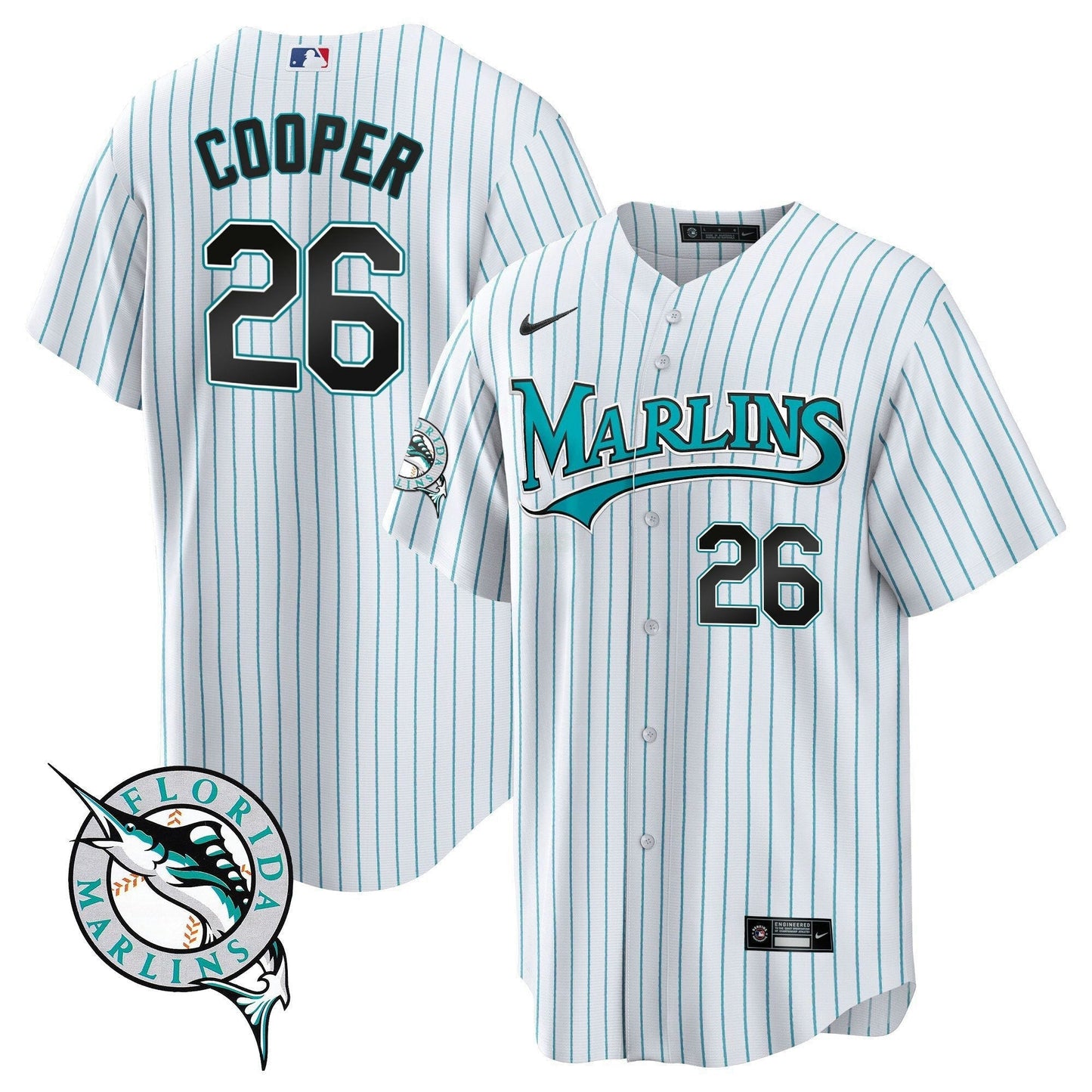 Camisa MLB Miami Throwback Cool Base Jersey