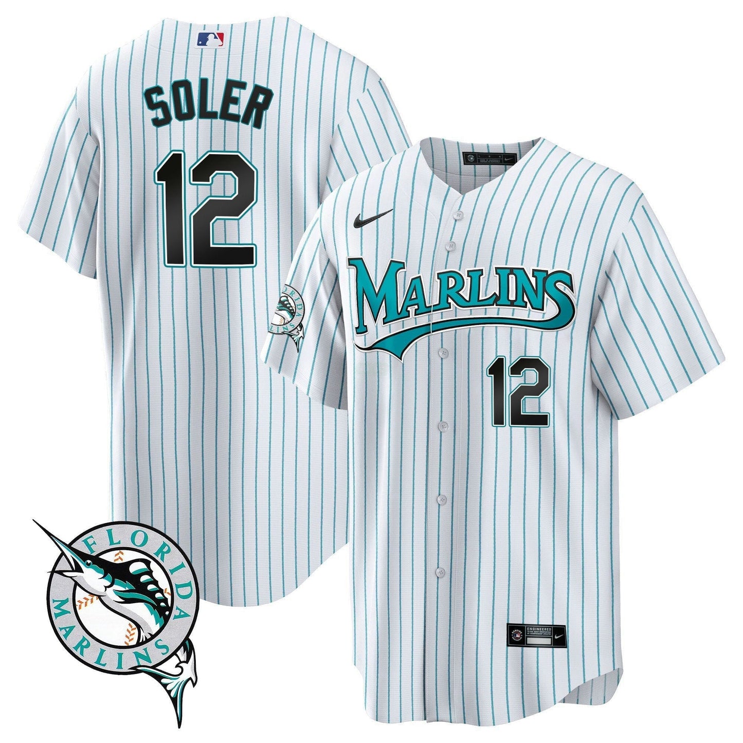 Camisa MLB Miami Throwback Cool Base Jersey