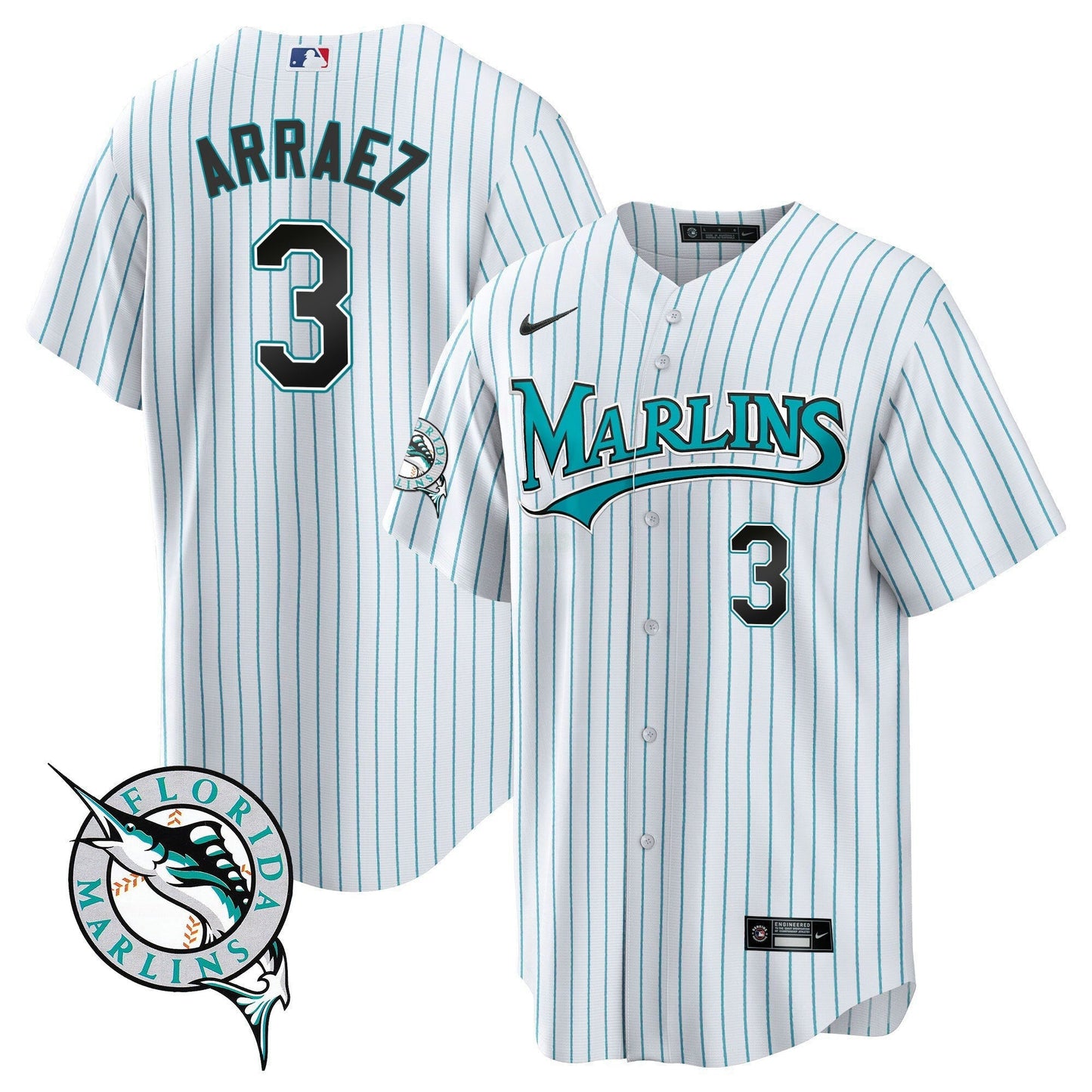 Camisa MLB Miami Throwback Cool Base Jersey