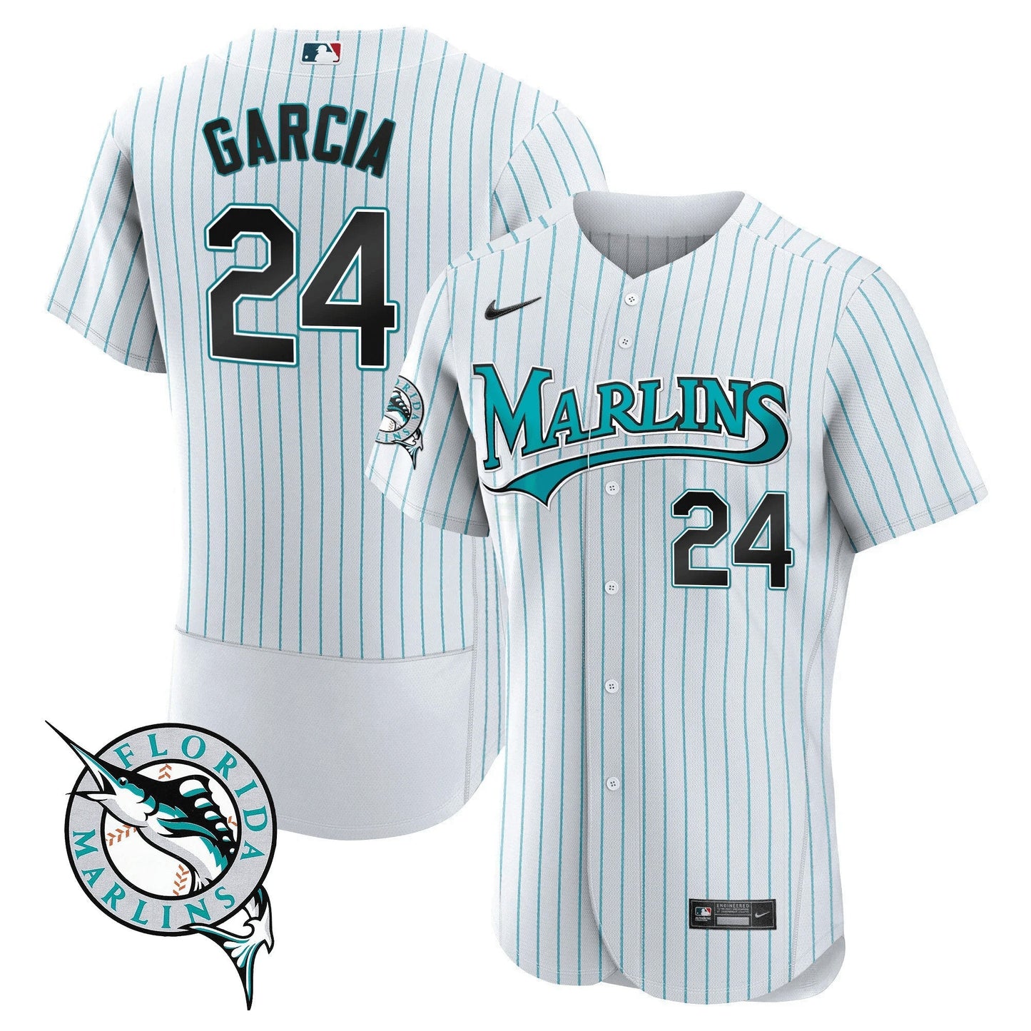 Camisa MLB Miami Throwback Flex Base Jersey